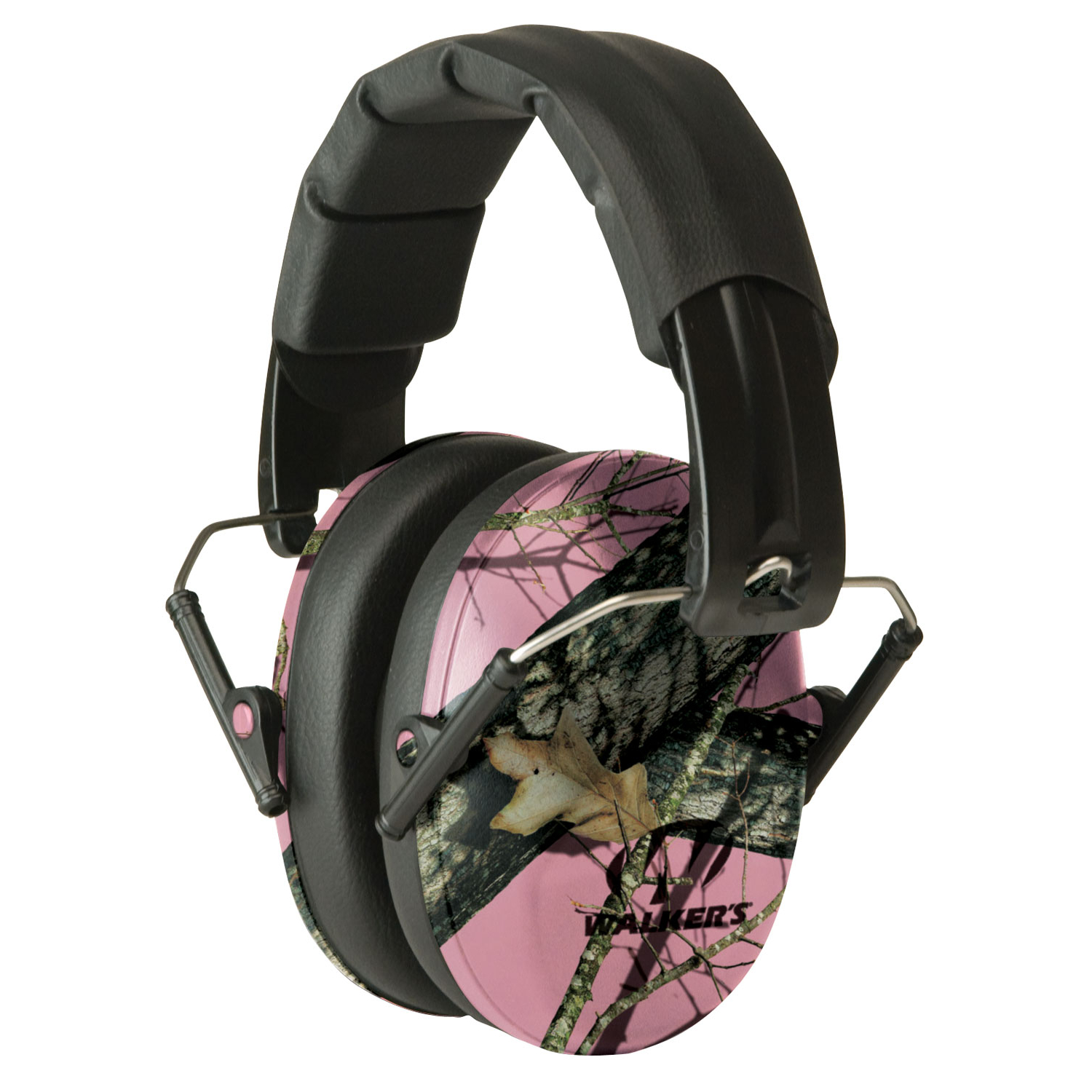 Walkers Pro Low Profile Passive Muff 22 Db Pink Camo