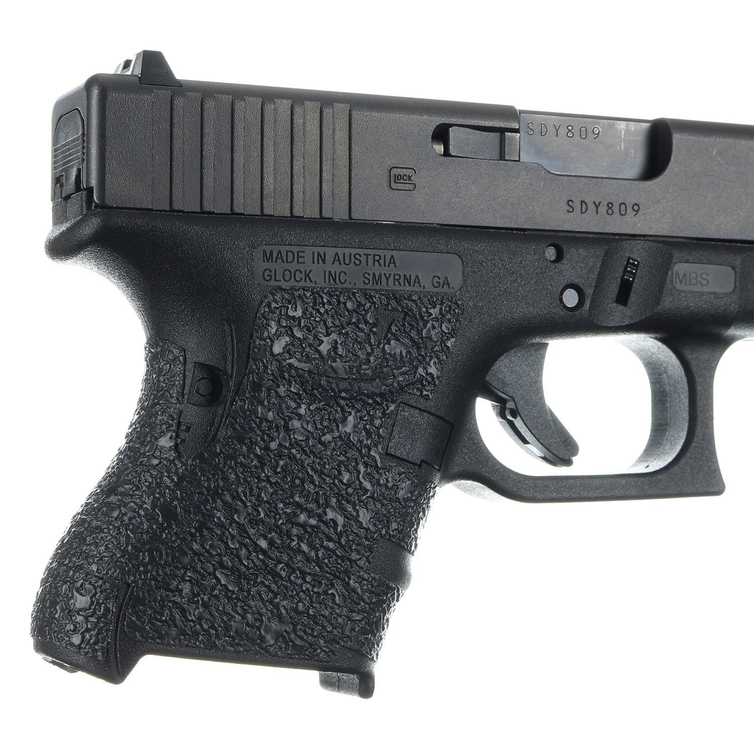 Talon Adhesive Grip for Glock 26/27/28/33/39 GEN4 - Textured Rubber
