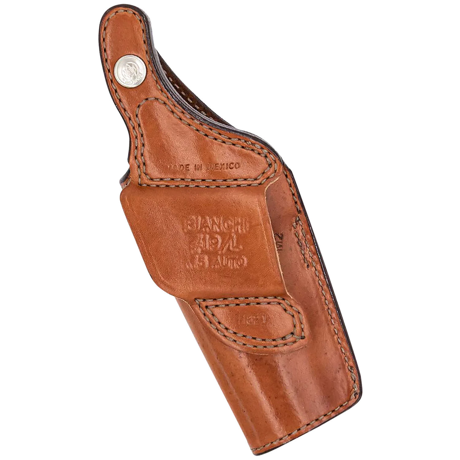 Bianchi 17632 19L Thumbsnap Tan Leather Holster Right Hand - Image 2