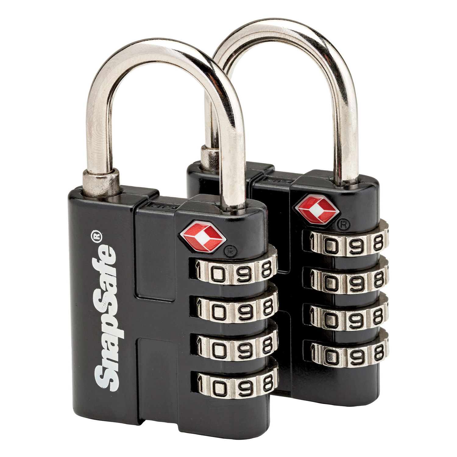 Snapsafe 76020 Tsa Padlock 4-DIGIT Combination Lock 2PK