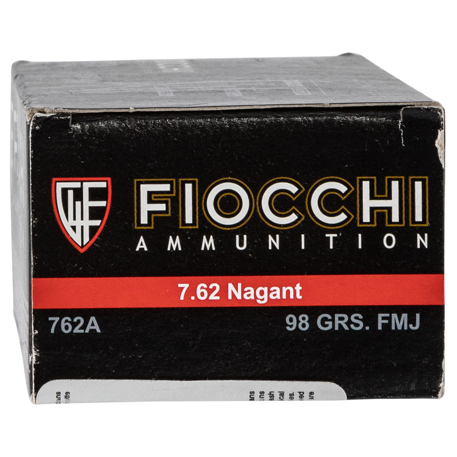 Fiocchi 7.62 Nagant 97 Gr Fmj 50-ROUND Box - Image 2