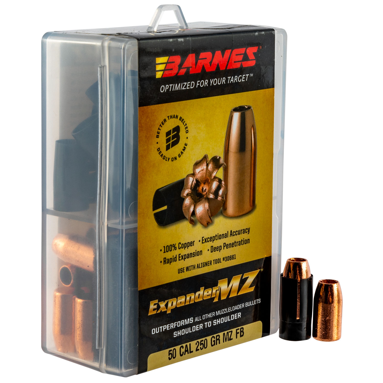 Barnes 50CAL .451 250GR Mz Hollow Point 24CT