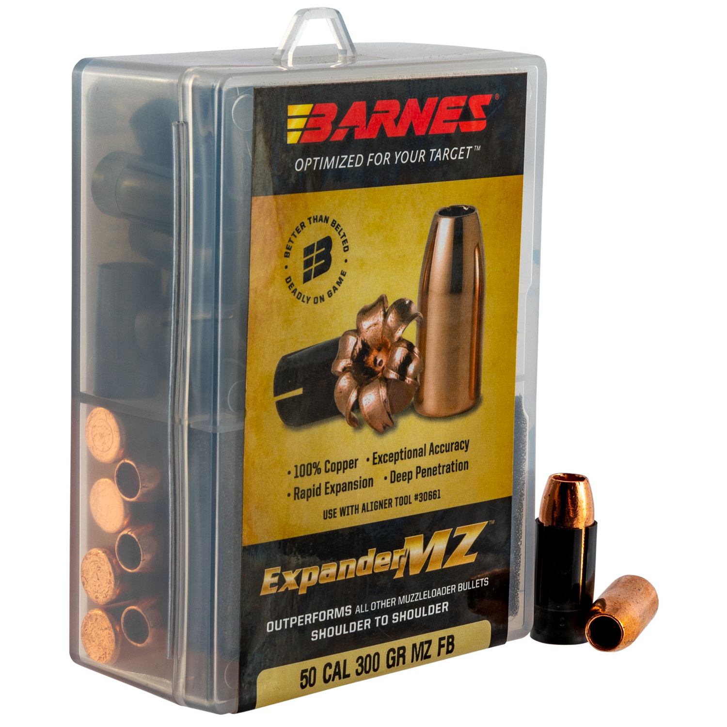 Barnes 50C 300 Gr Muzzleloader Bullets 24 Rounds