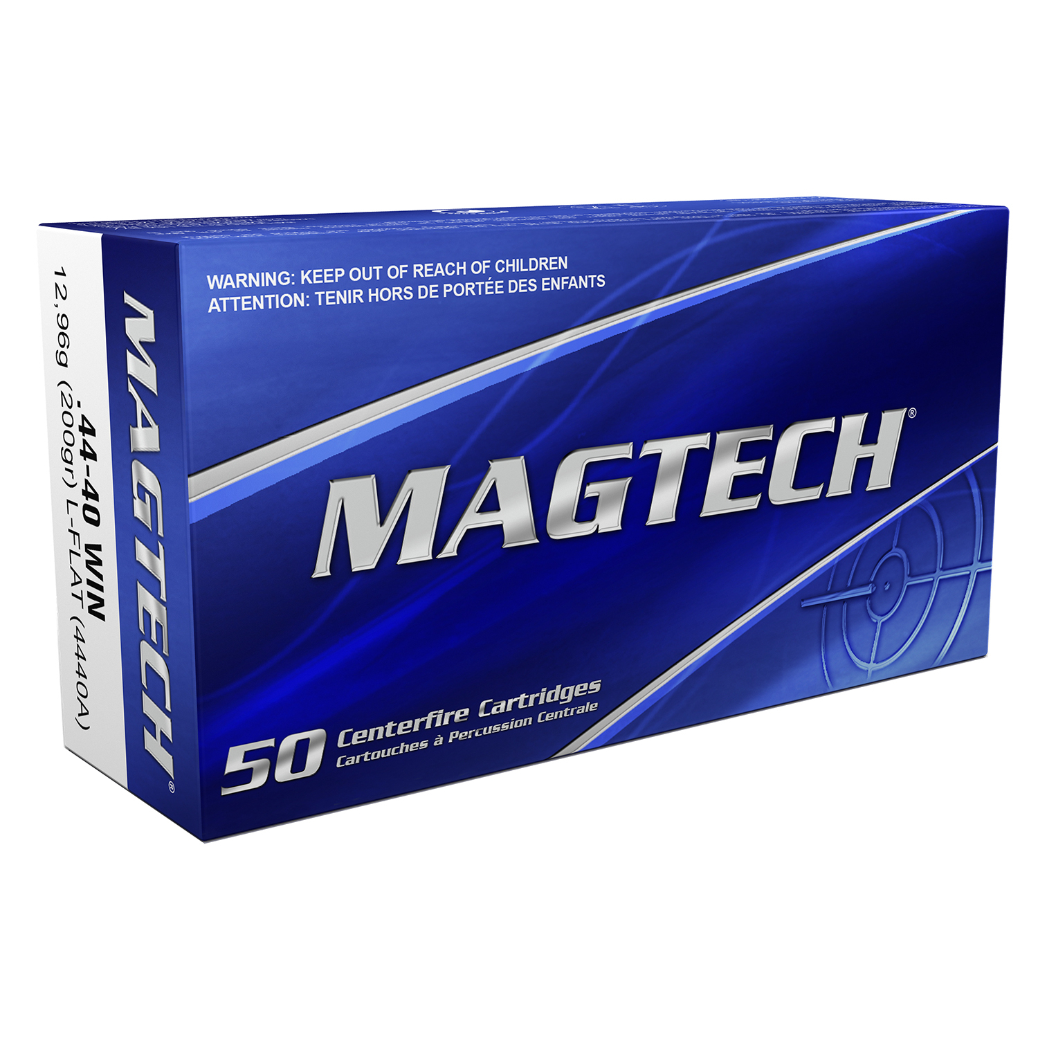 Magtech 44-40 Win 200GR Lead Flat Nose 50RD Box
