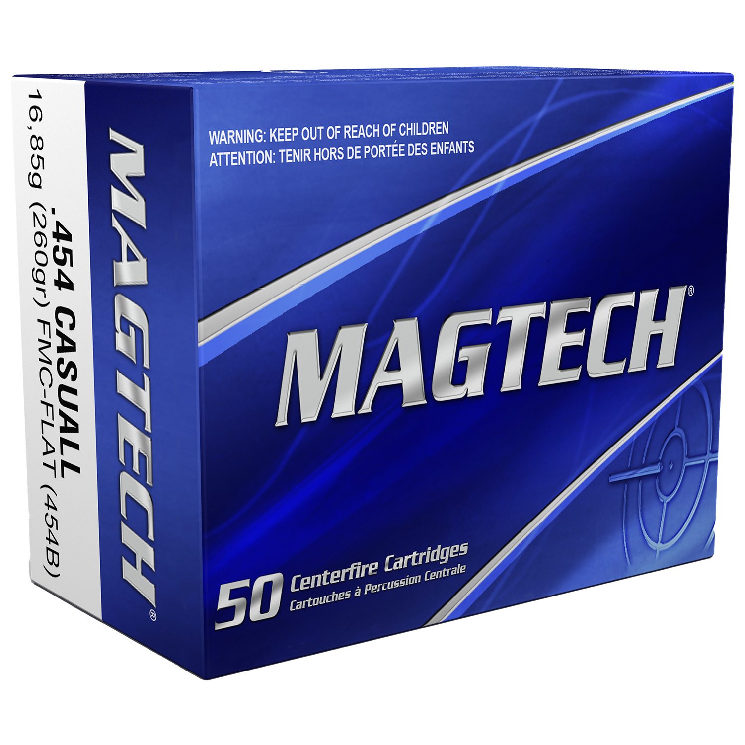 Magtech 454B 454 Casull 260GR Full Metal Jacket 20/50