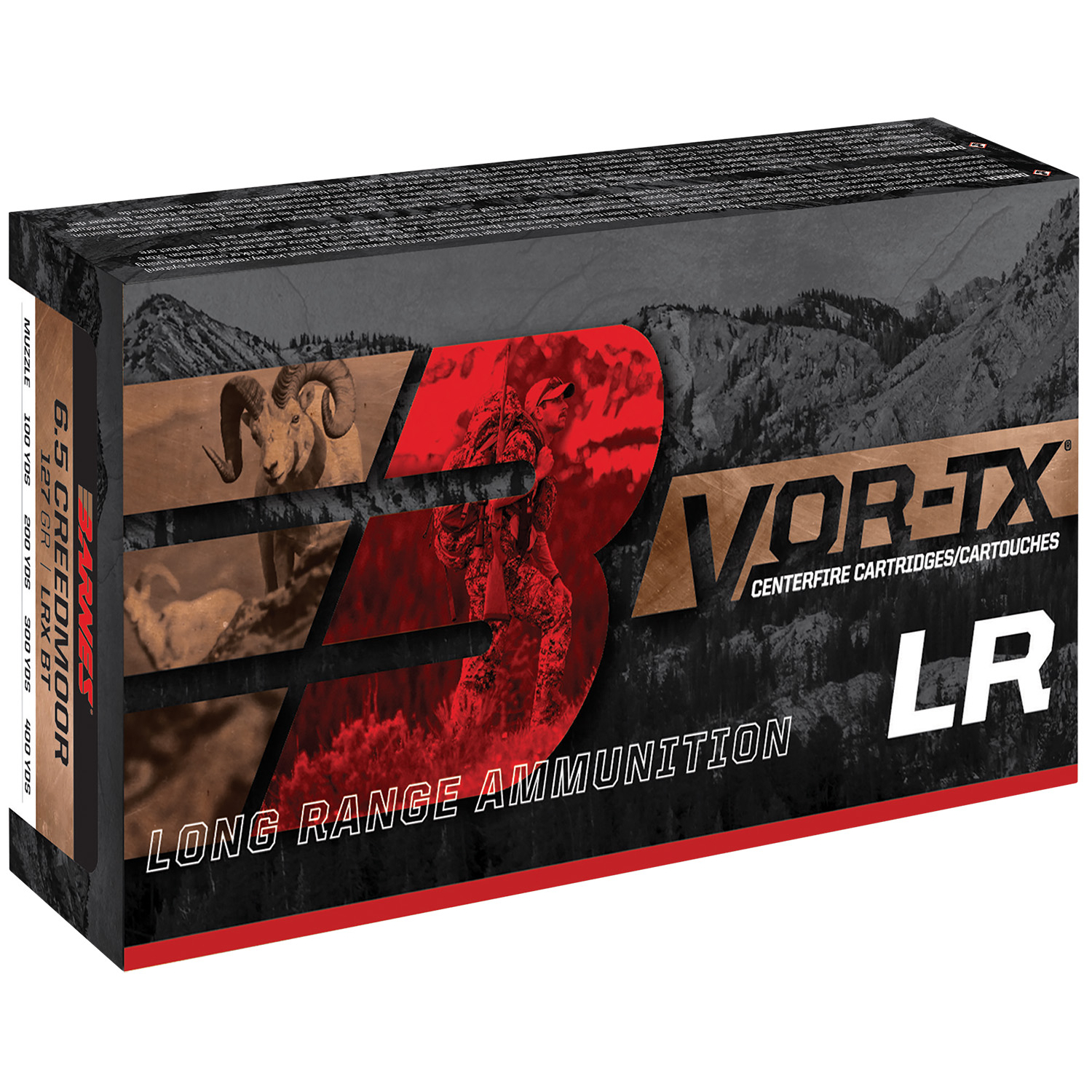 Barnes Vor-tx Long Range 375 Rem Ultra Mag 270GR 20RD