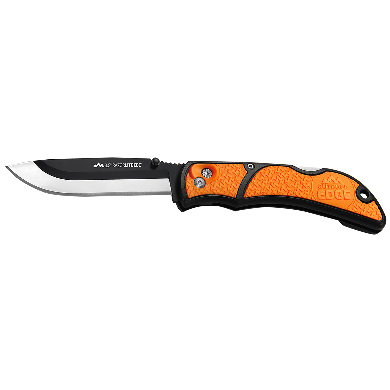 Outdoor Edge Razor Lite Edc 3.5 Knife Orange With 6 Blades