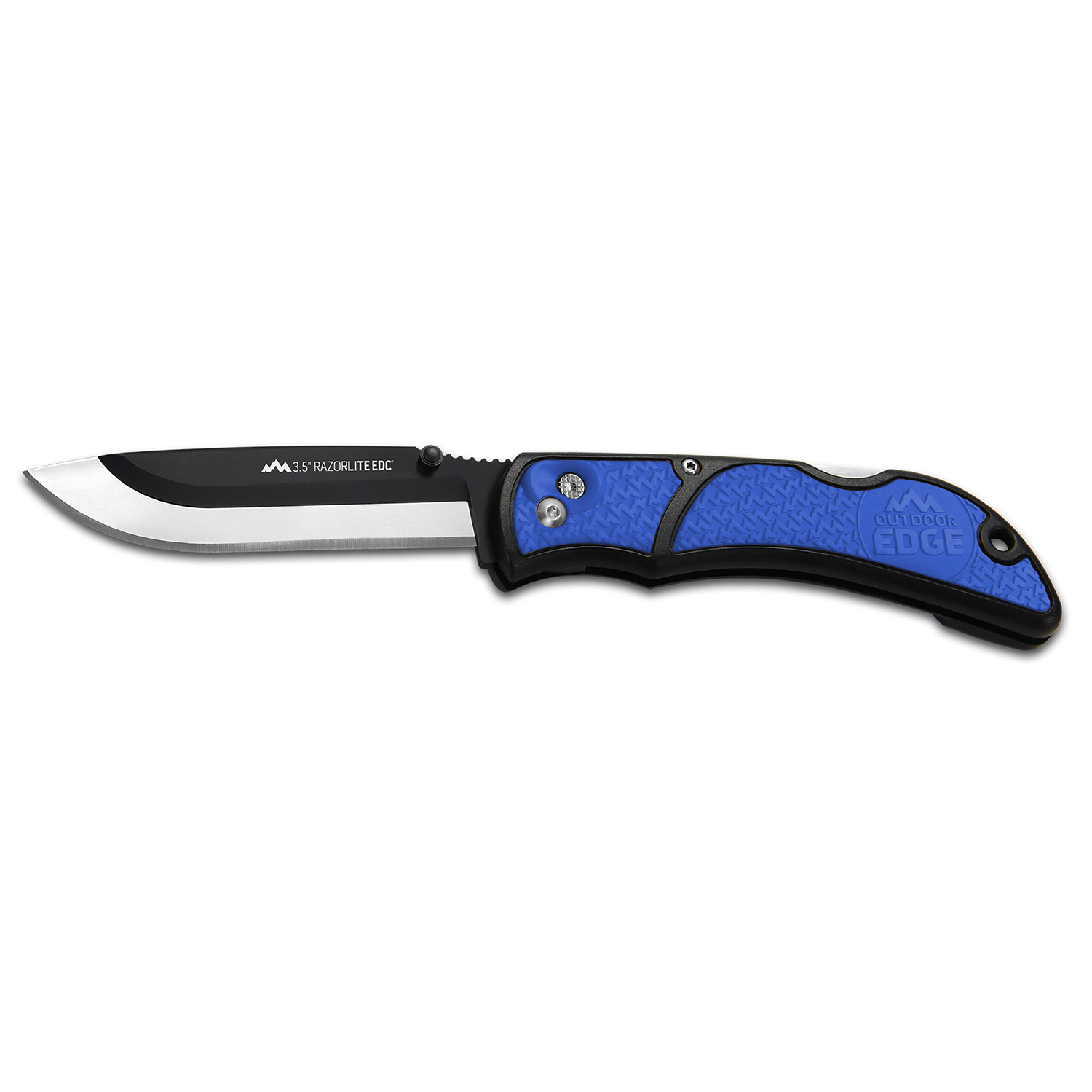 Outdoor Edge 3.5 Razor-lite Edc Knife Blue With 6 Blades