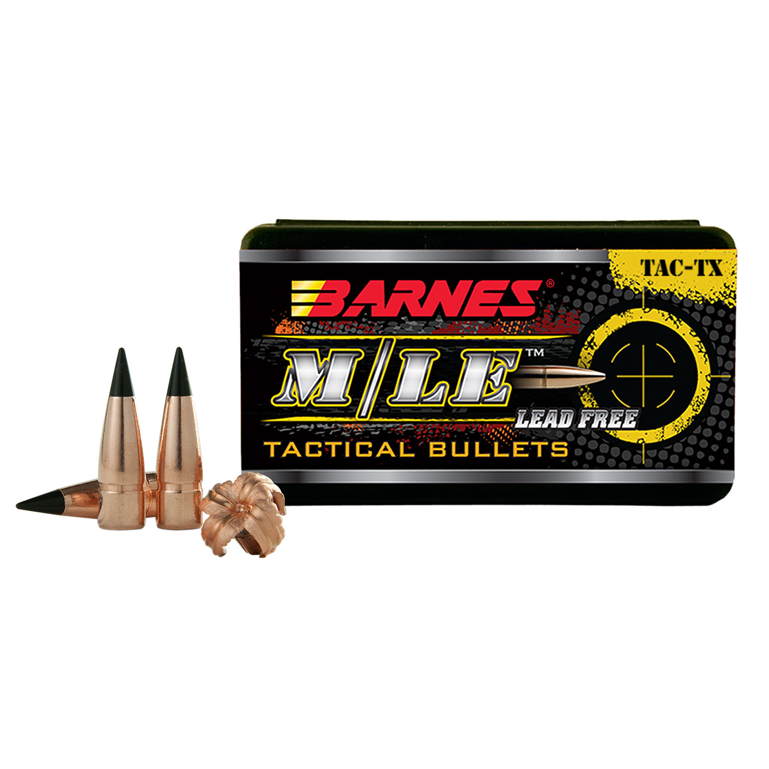 Barnes Tac-tx 300 Blackout .308 120GR Flat Base 50CT