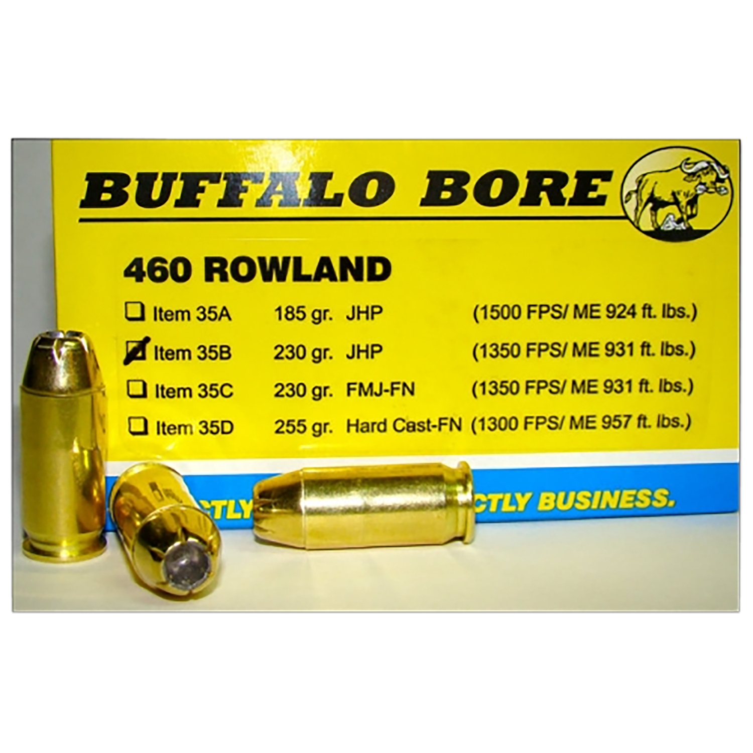 Buffalo Bore 460 Rowland 230GR Jhp 20/12