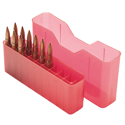 Mtm J20XS29 20RD Slip-top Ammo Box Clear Red