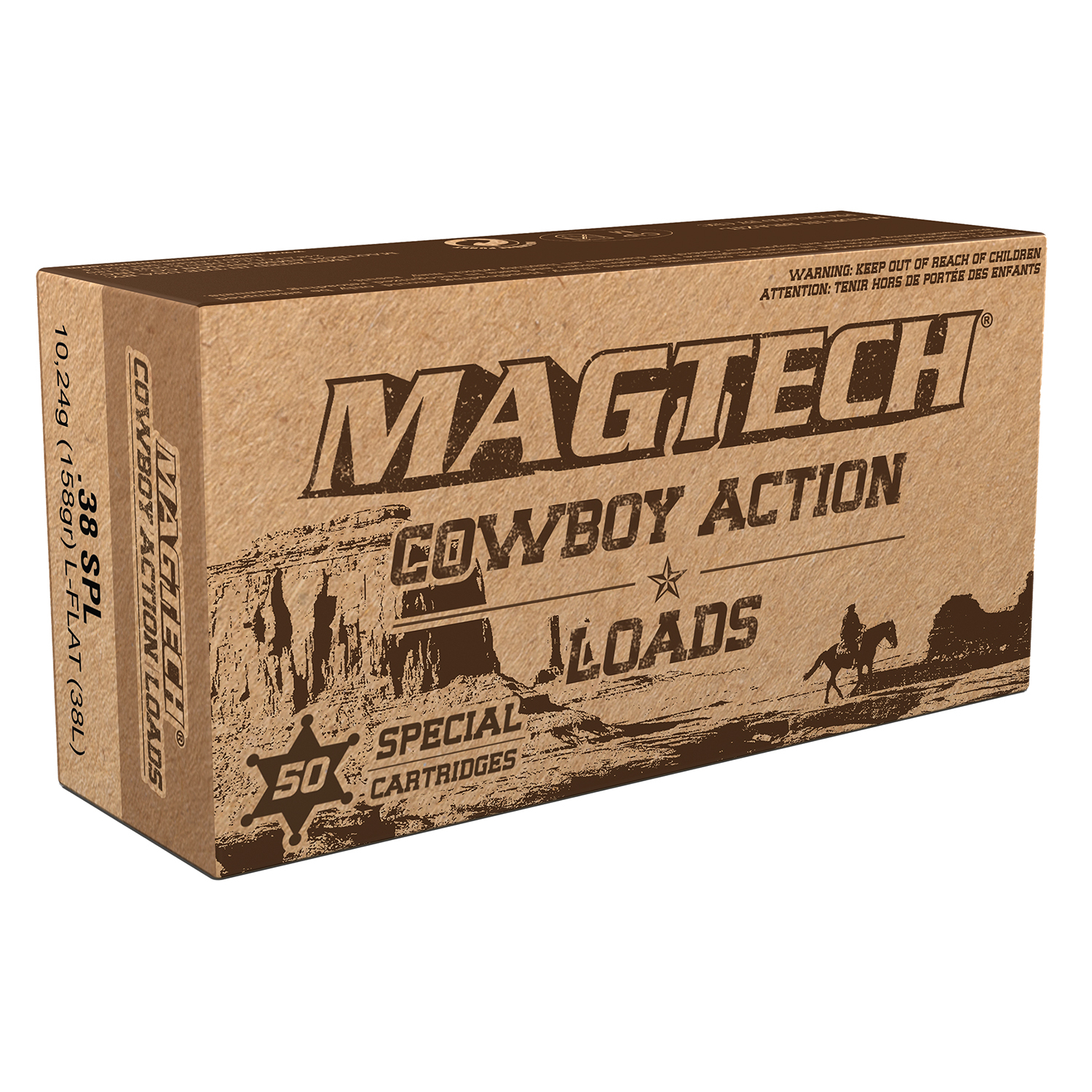 Magtech 38L 38 Special 158GR Cowboy Action 50/20