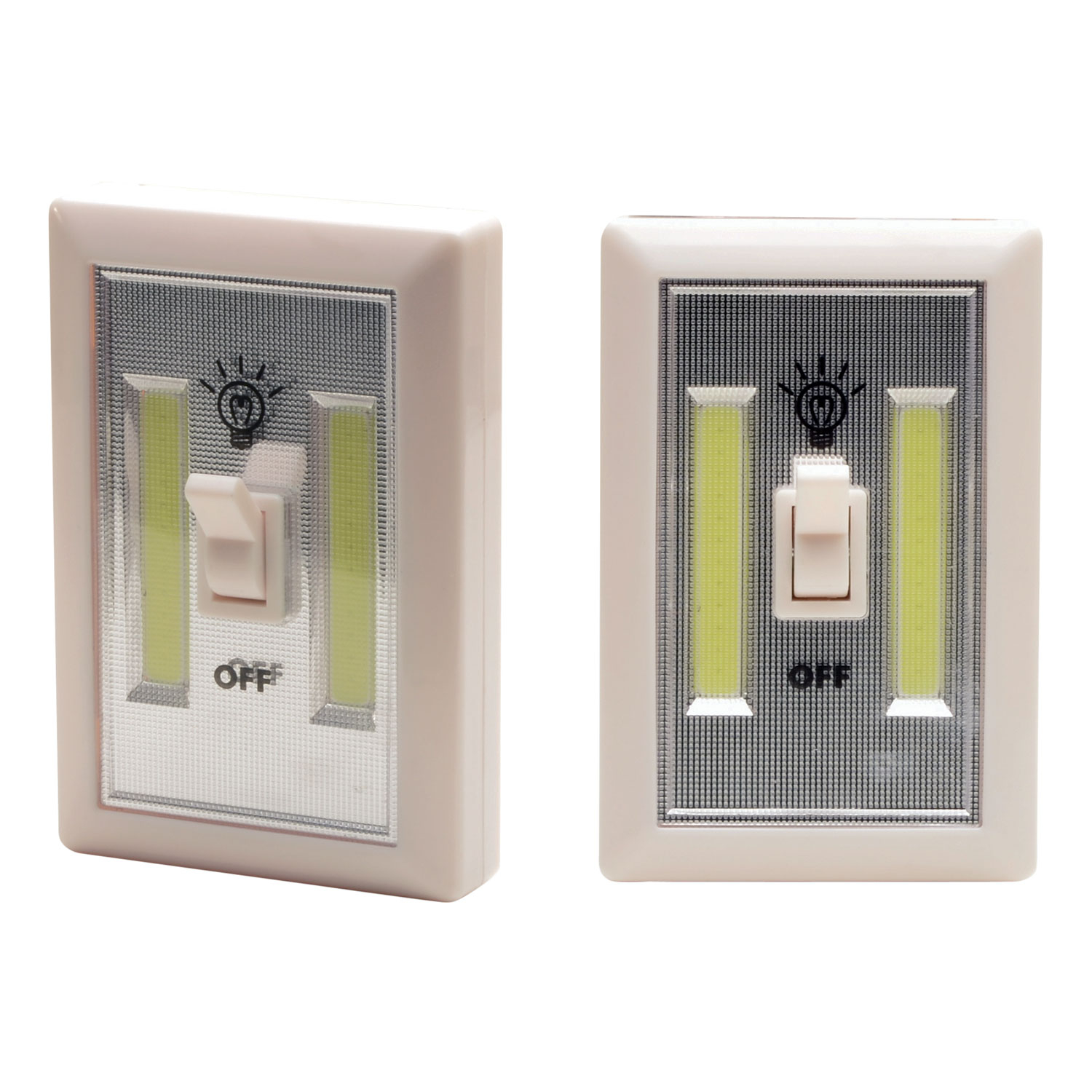 Cyclops Light Wall Switch Cob Led 200 Lumen 2-PACK Ivory