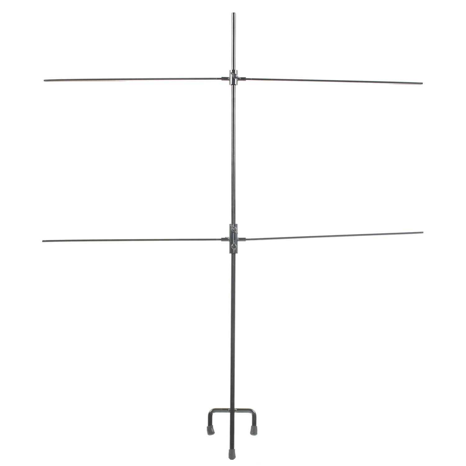 Sme Double Paper Target Stand Black Steel With 8 Clips