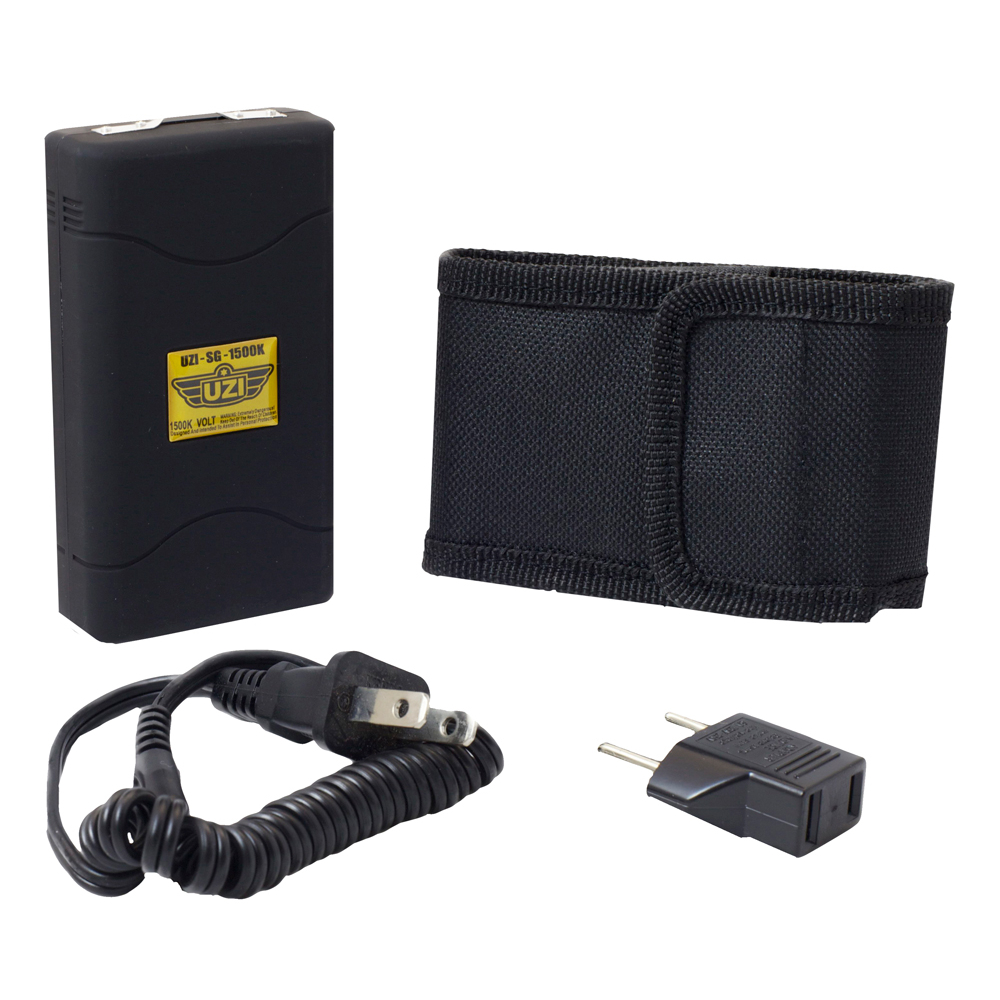 Uzi Stun Gun 15 Million Volt Portable Black