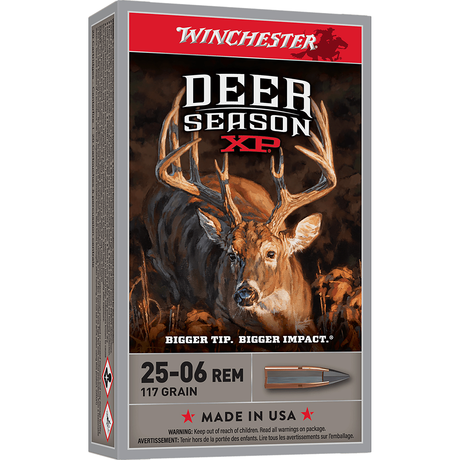 Winchester Deer Season Xp 25-06 Rem 117 Gr 20 Rounds Ammo