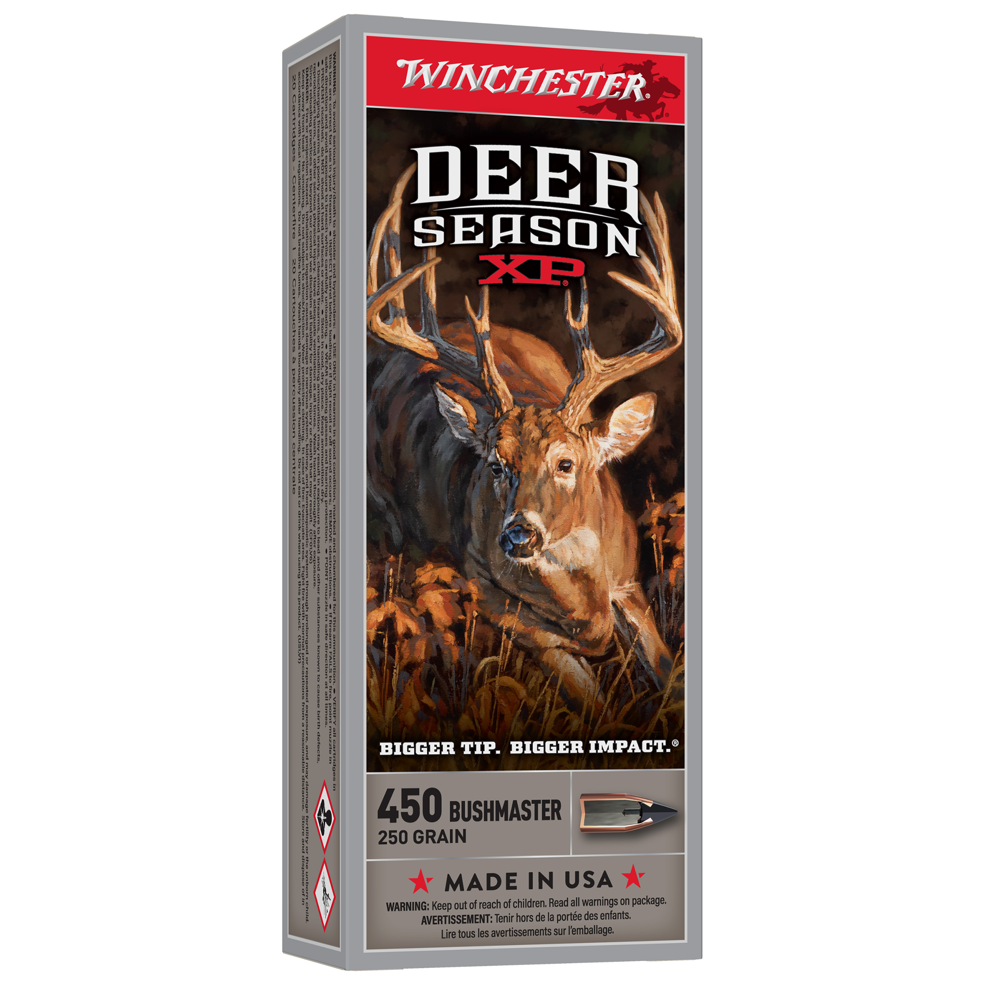 Winchester Deer Season Xp 450 Bushmaster 250GR 20RD Ammo