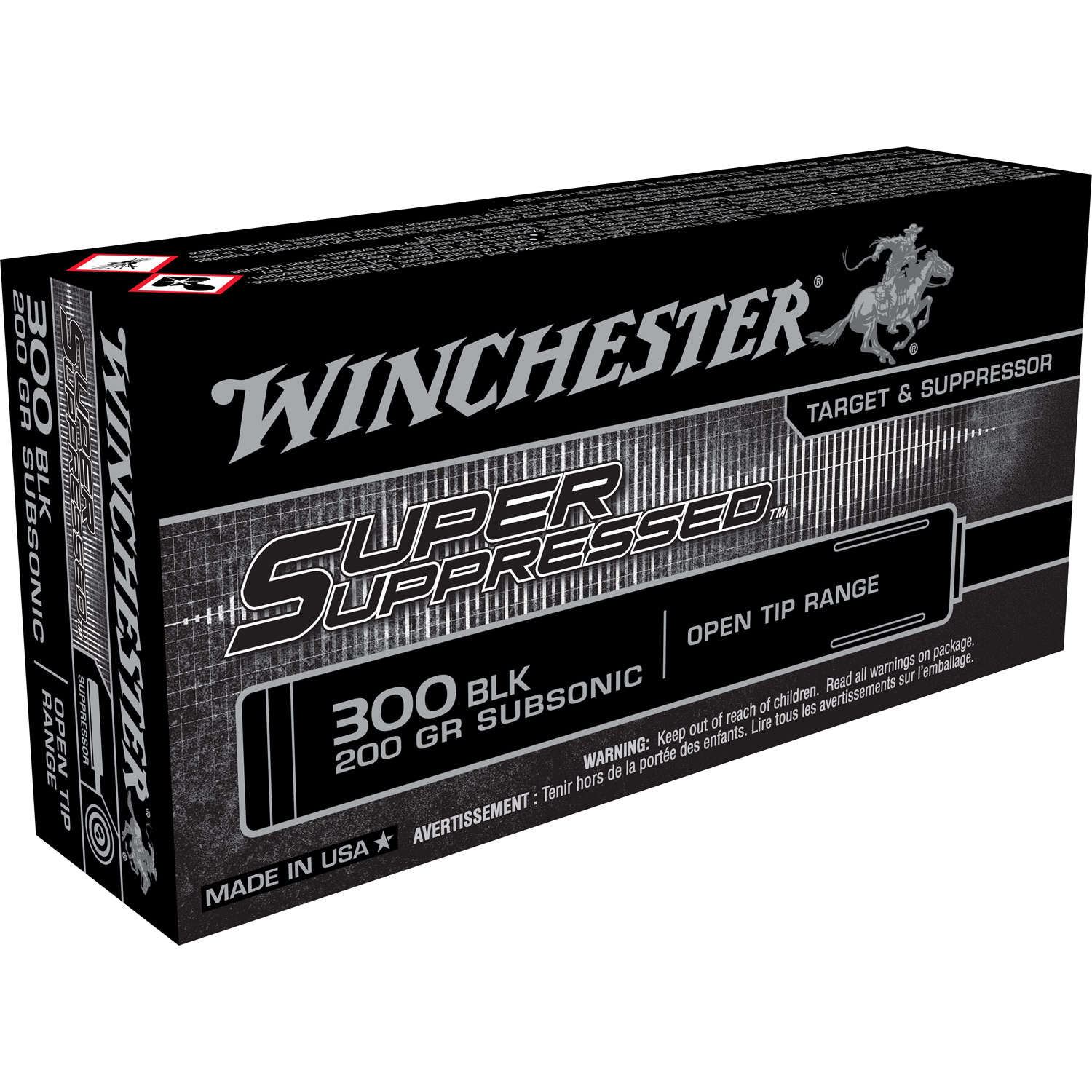 Winchester Super Suppressed 300 Blackout 200 Gr 20 Rounds Ammo