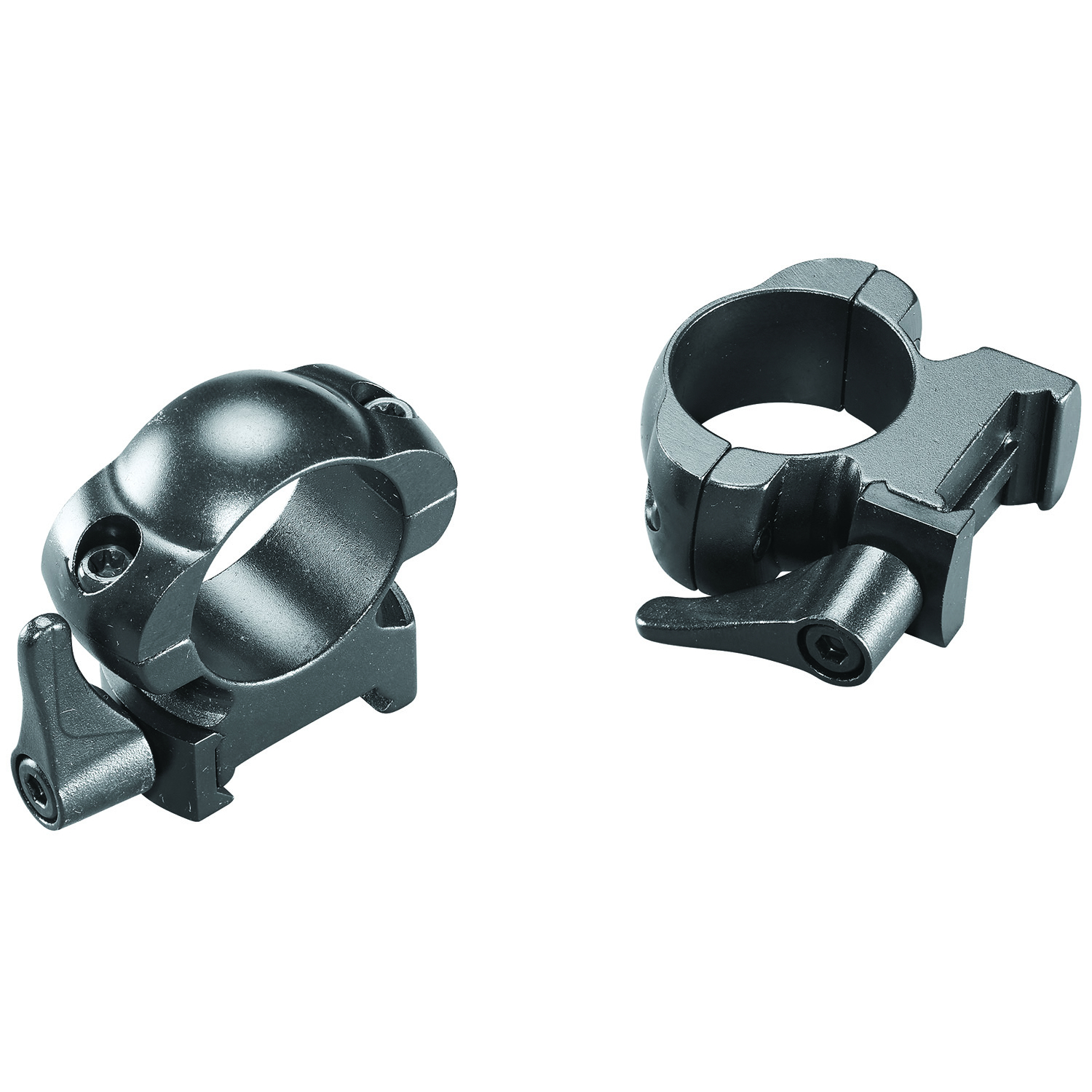 Weaver 49326 Lever Lok Detachable 1 High Matte Black Rings