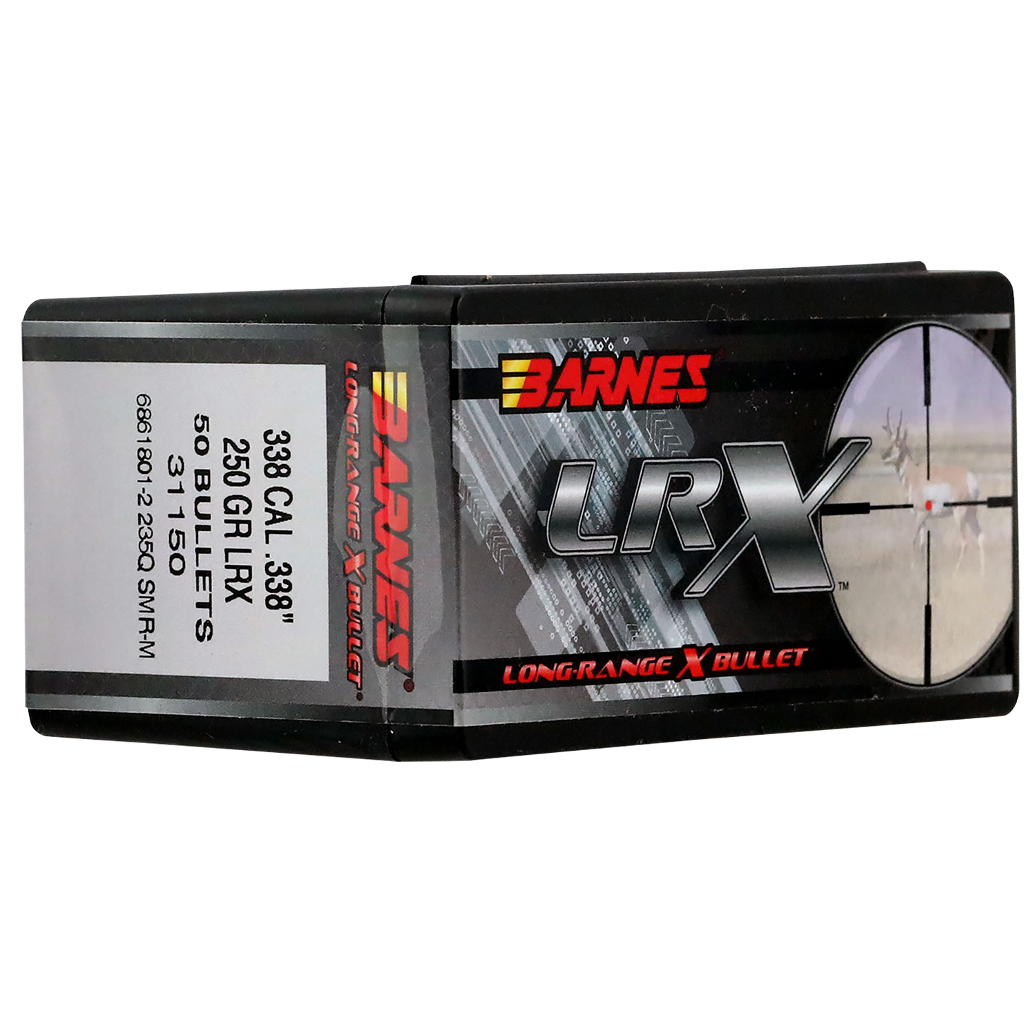 Barnes Lrx 338 Cal 250GR Long Range Bullets 50CT