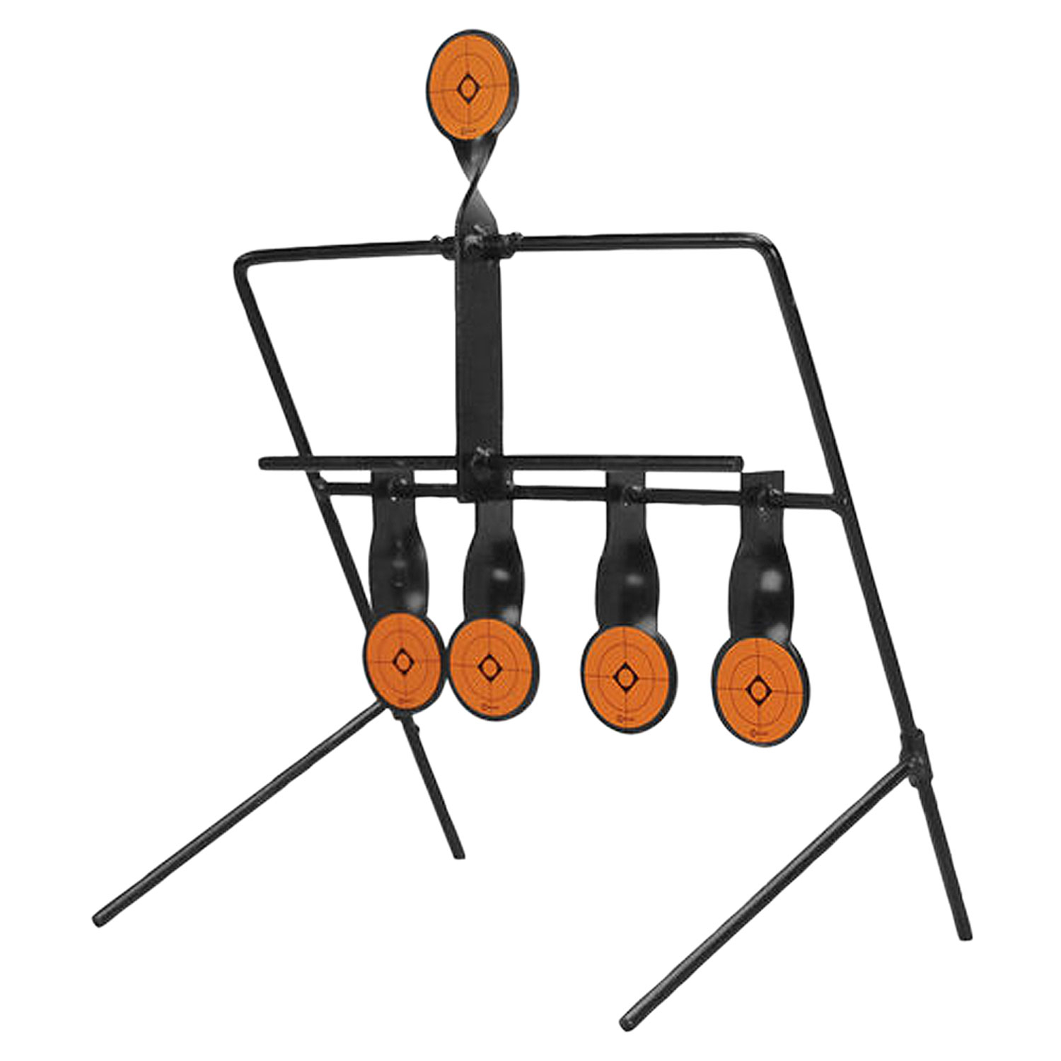 Caldwell 820585 Airgun Resetting Target 11.80 Black/orange