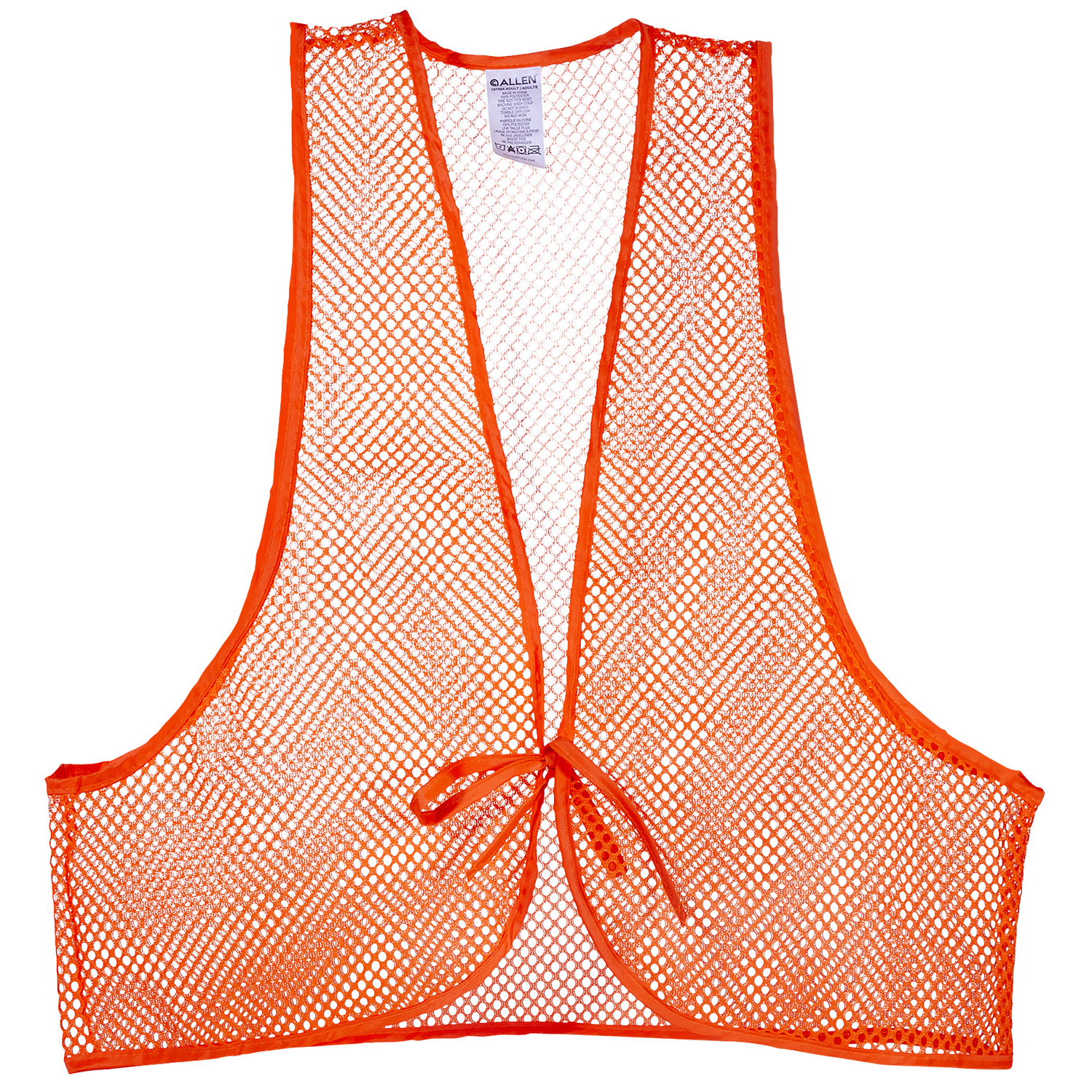 Allen Safety Orange Mesh Vest One Size Fits Most