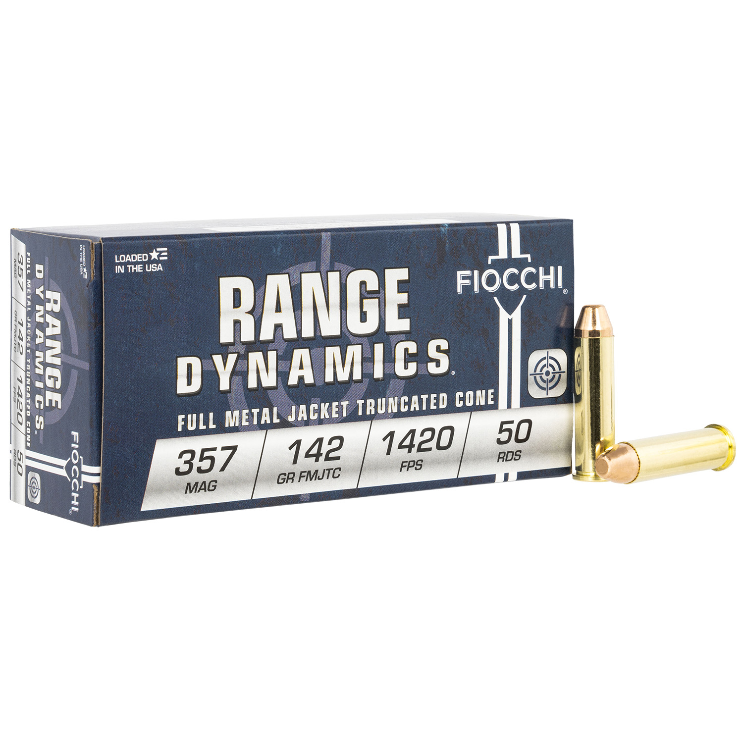Fiocchi 357 Mag 142 Gr Fmj Truncated Cone 50-RD