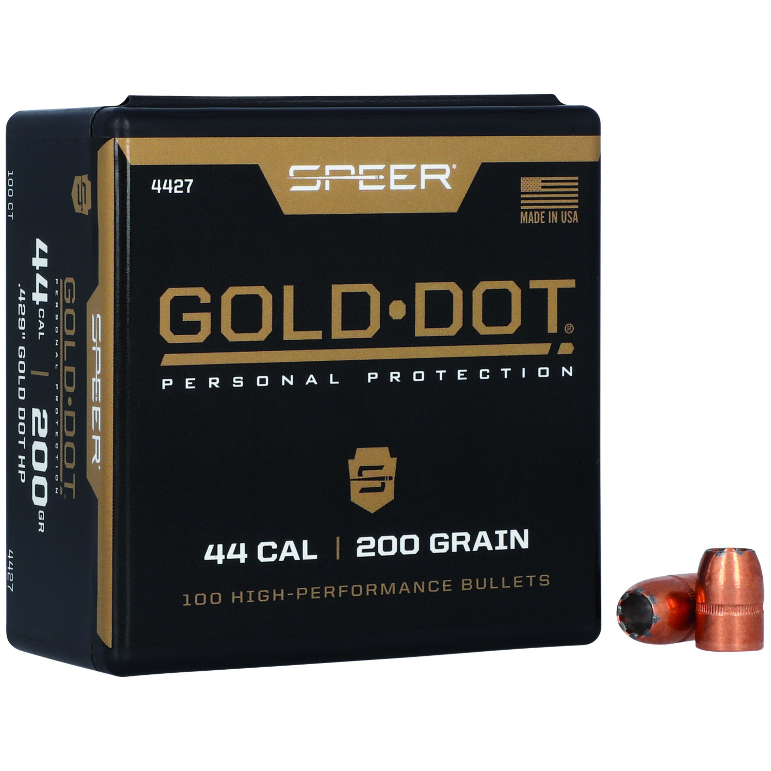 Speer Gold Dot 44CAL .429 200 Grain Hollow Point