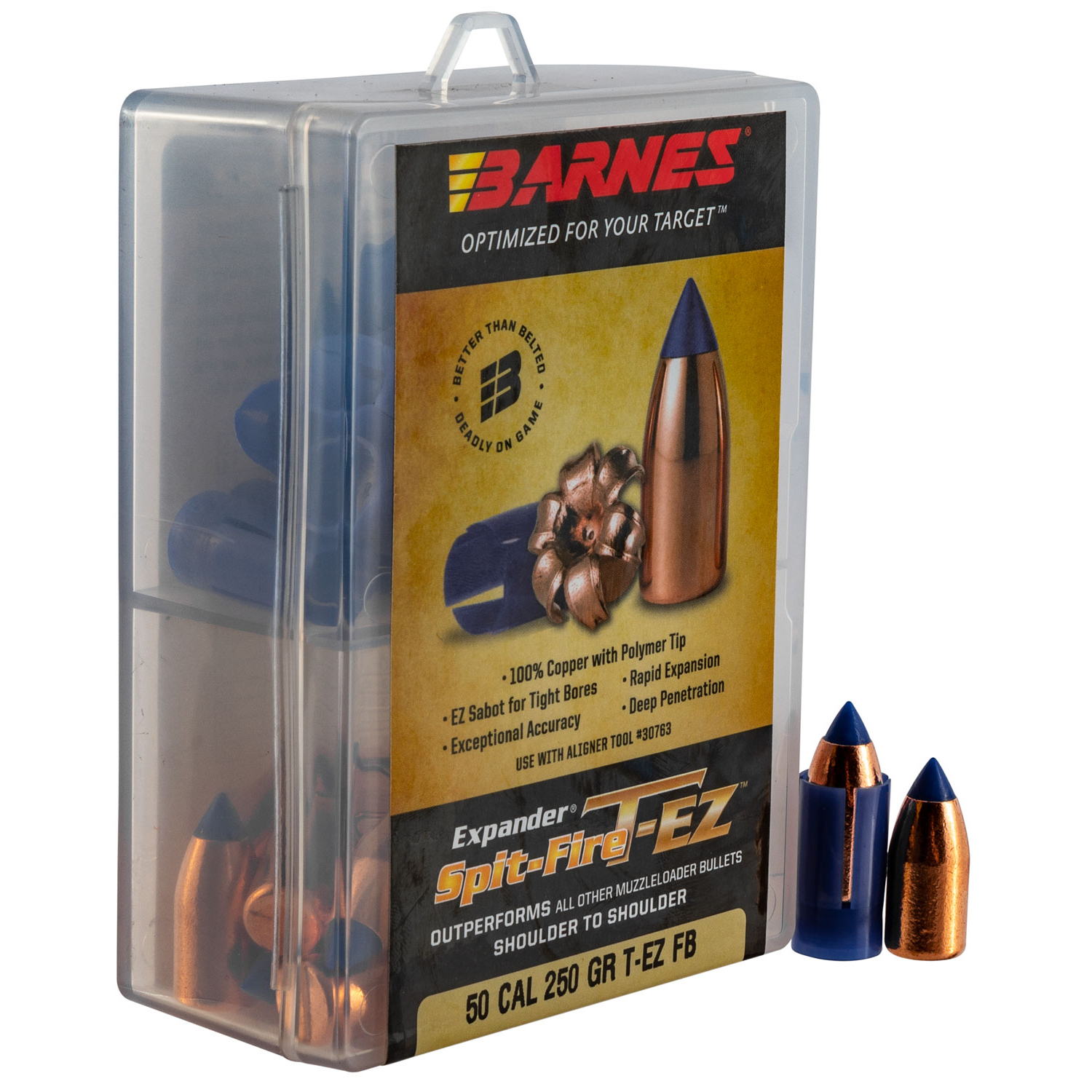 Barnes Spit-fire T-ez 50CAL .451 Dia 250GR 24 Rounds