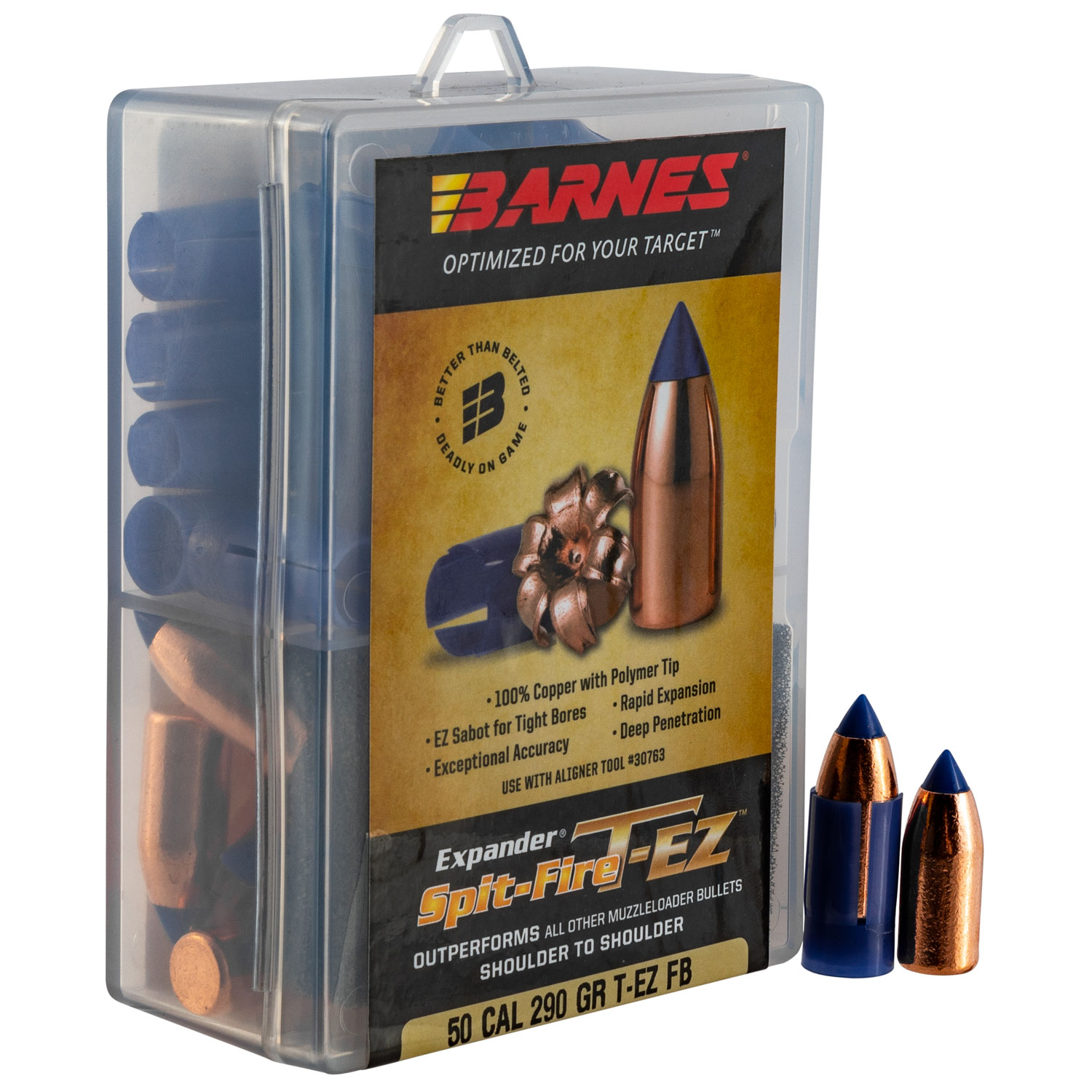 Barnes Spit-fire T-ez 50CAL .451DIA 290GR 24 Rounds