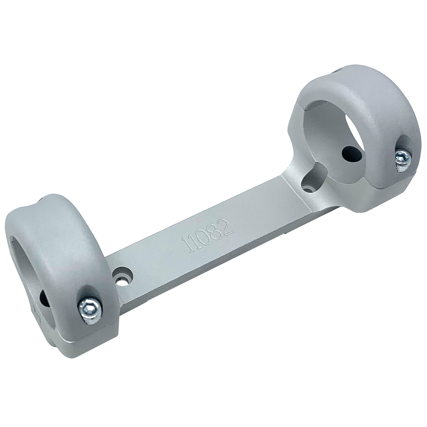 Dnz Game Reaper Ruger 10/22 Scope Mount Ring Combo Silver