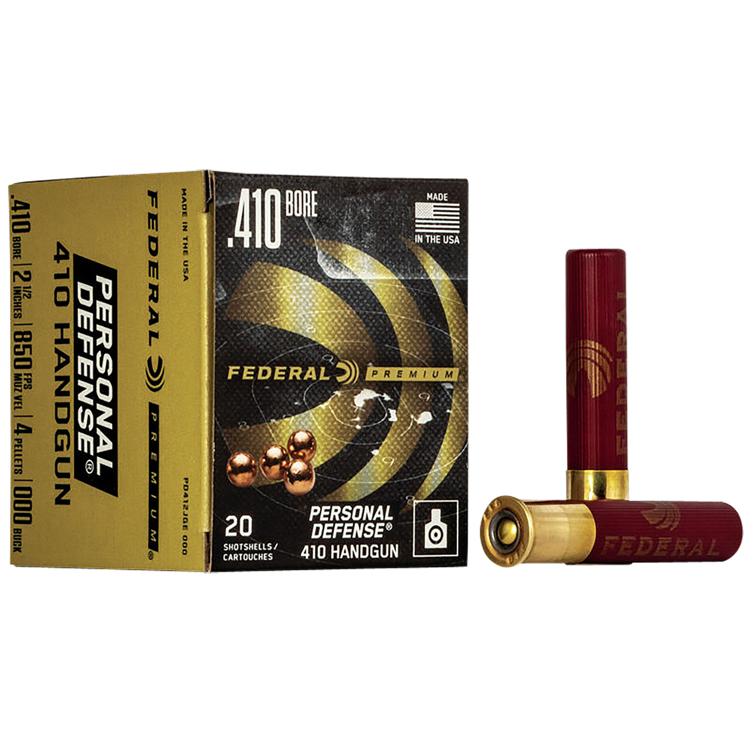 Federal Personal Defense 410GA 2-1/2 000 Buck 20RD
