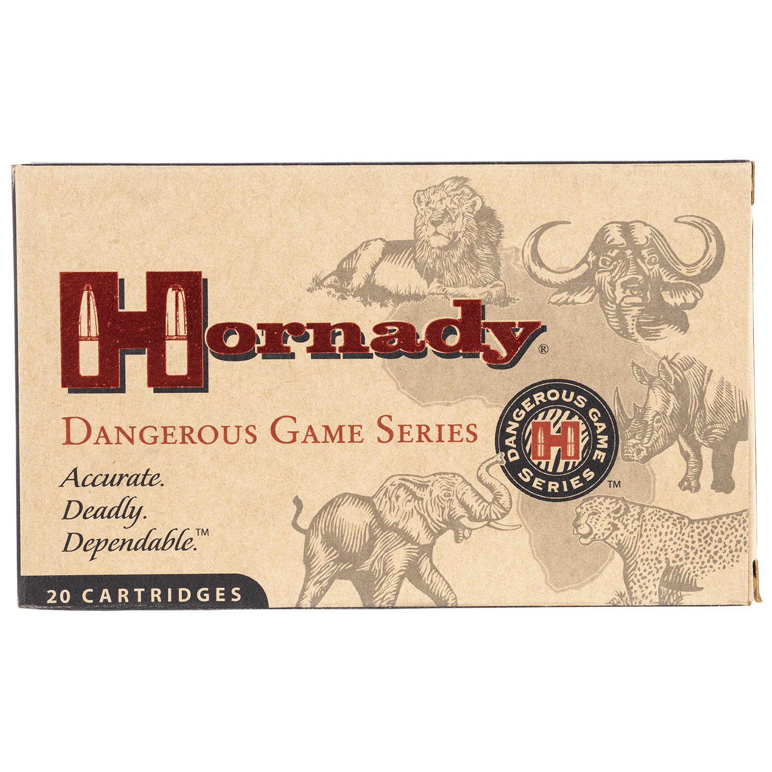 Hornady Dangerous Game 9.3MMX62 Mauser 286 Gr Interlock 20 Rounds