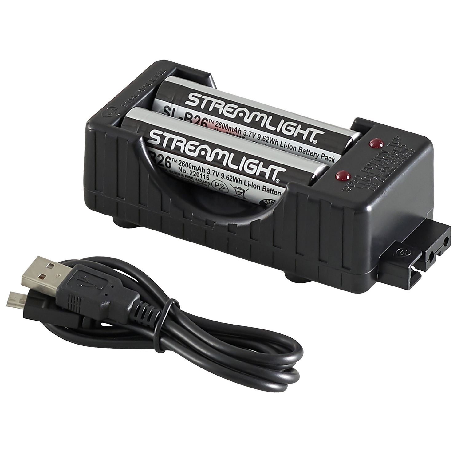Streamlight 18650 Charger Kit With 2 Rechargeable Batteries
