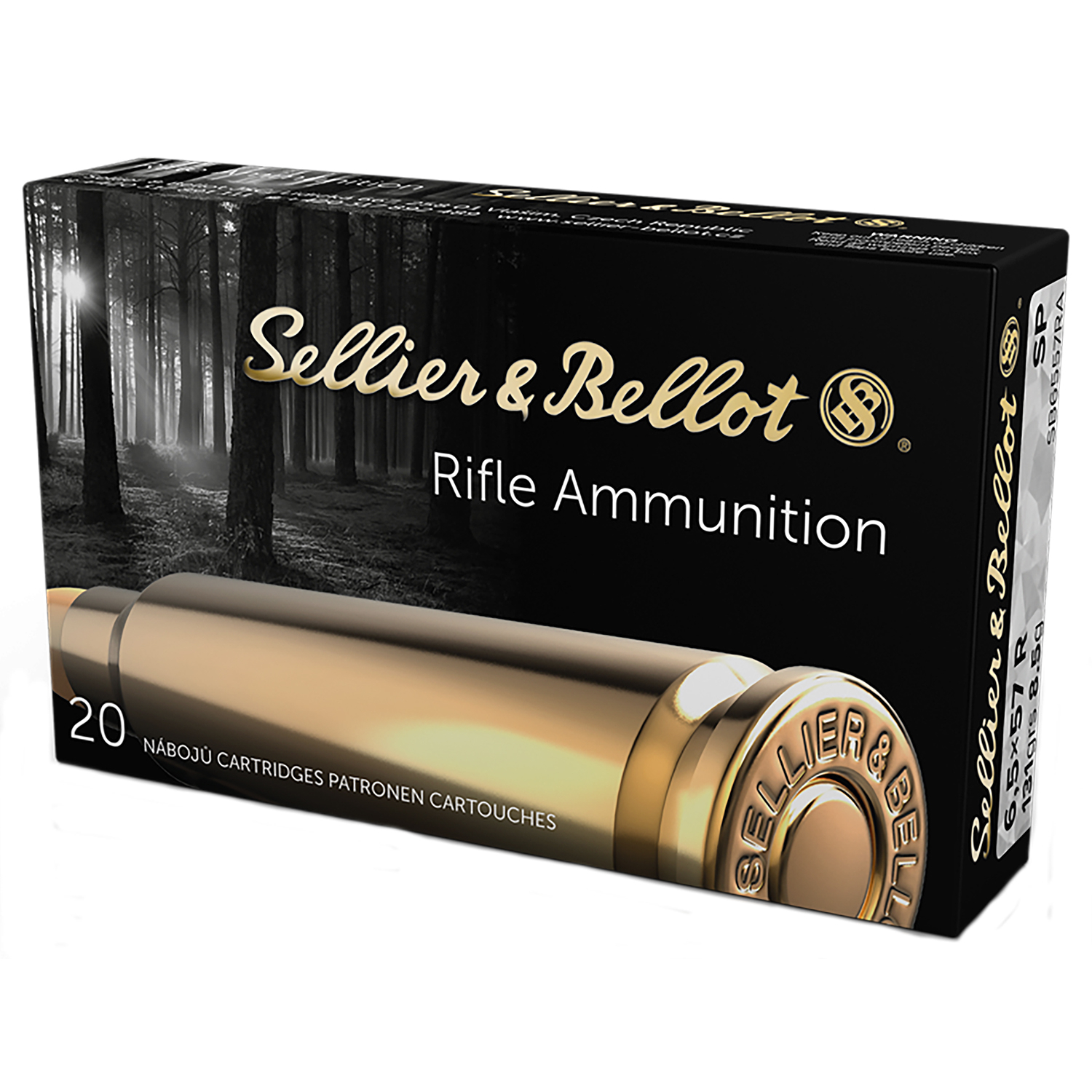Sellier & Bellot 6.5X57MM 131GR Soft Point 20/20