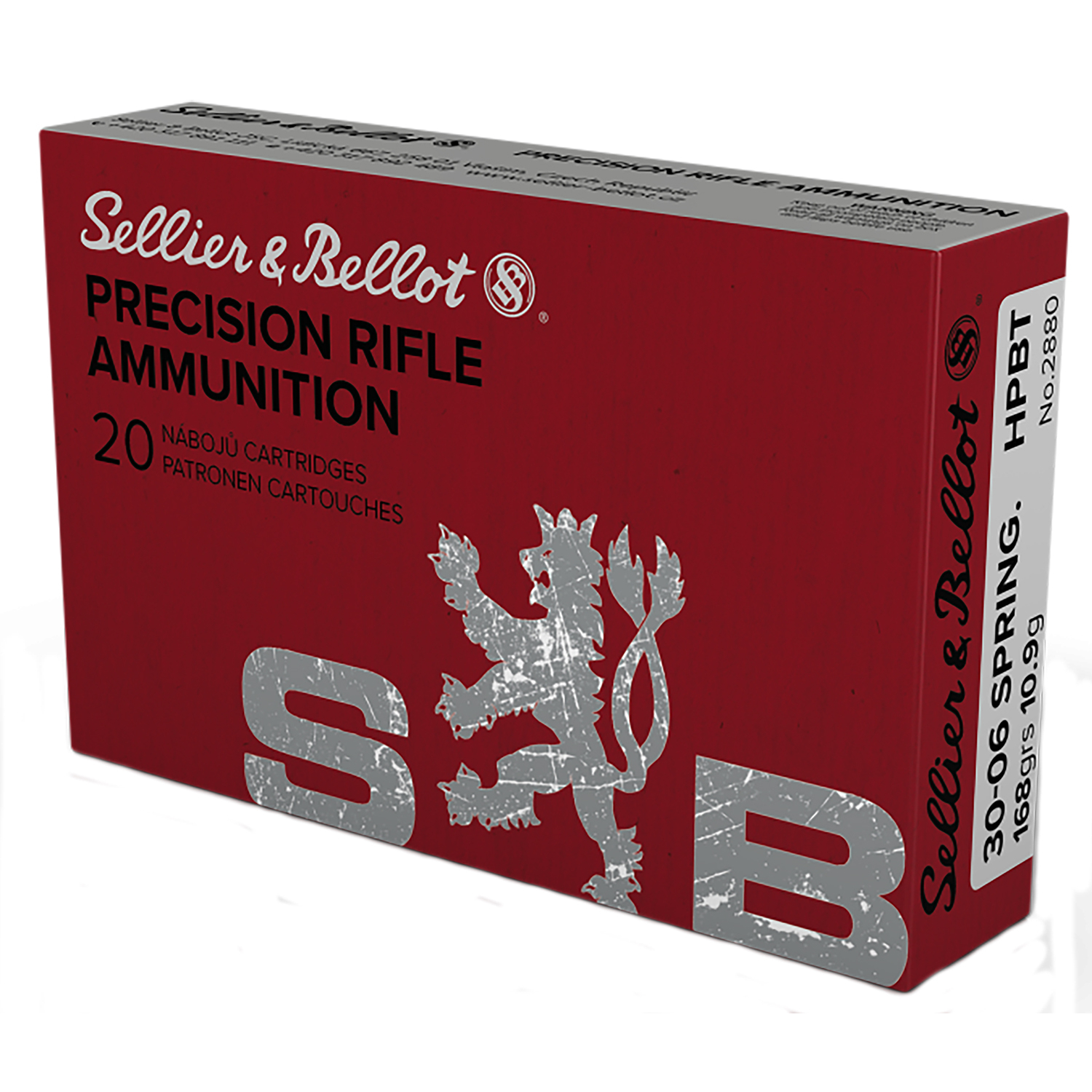 Sellier & Bellot 30-06 Springfield 168GR Hollow Point Boat Tail 20/20