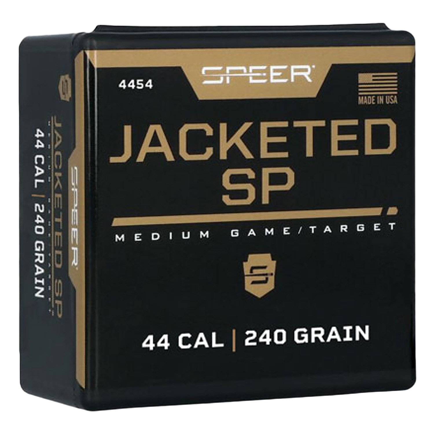Speer 44 Cal 240 Gr Jacketed Soft Point 100/5