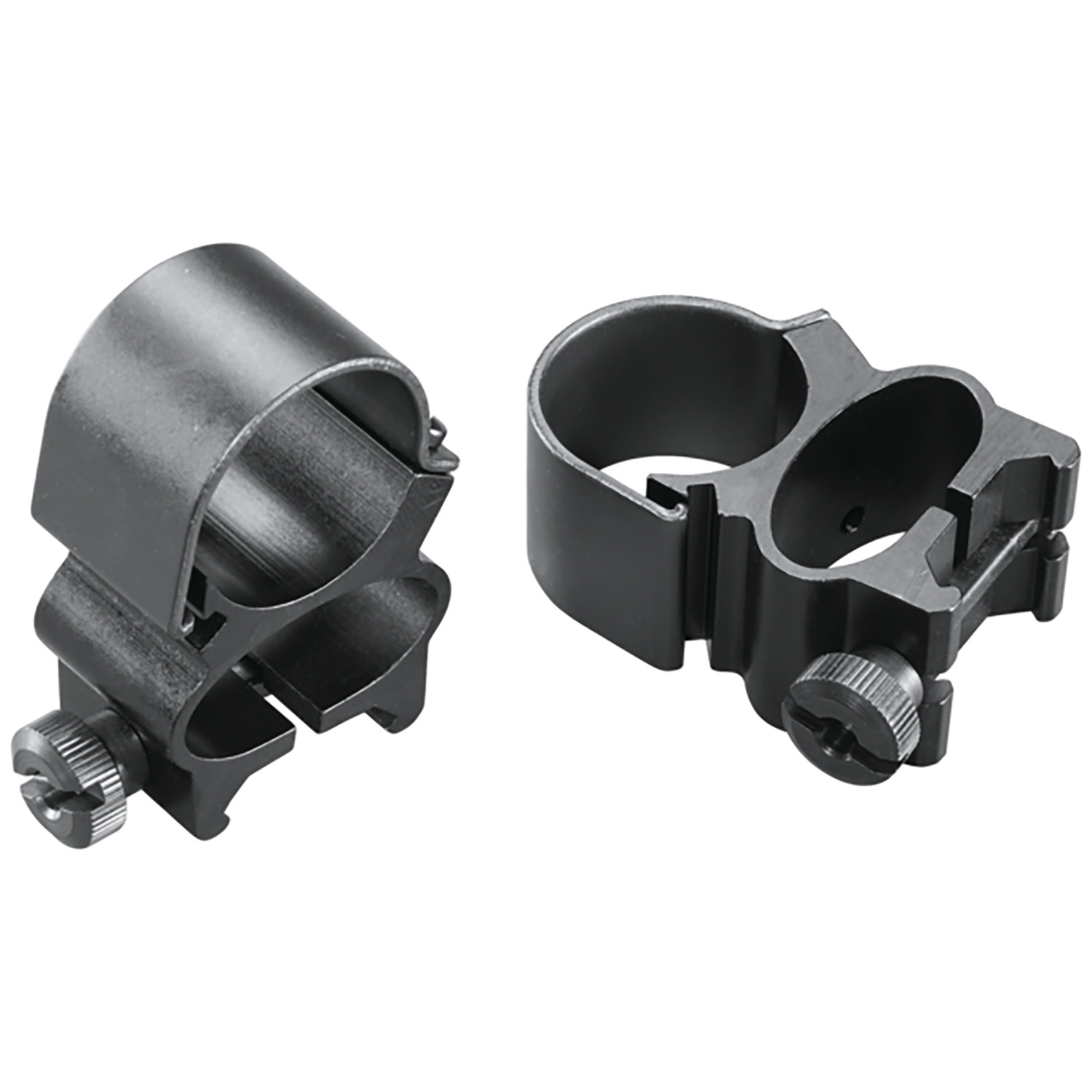 Weaver See-thru Detachable Rings Top Mount 1 in Matte Black