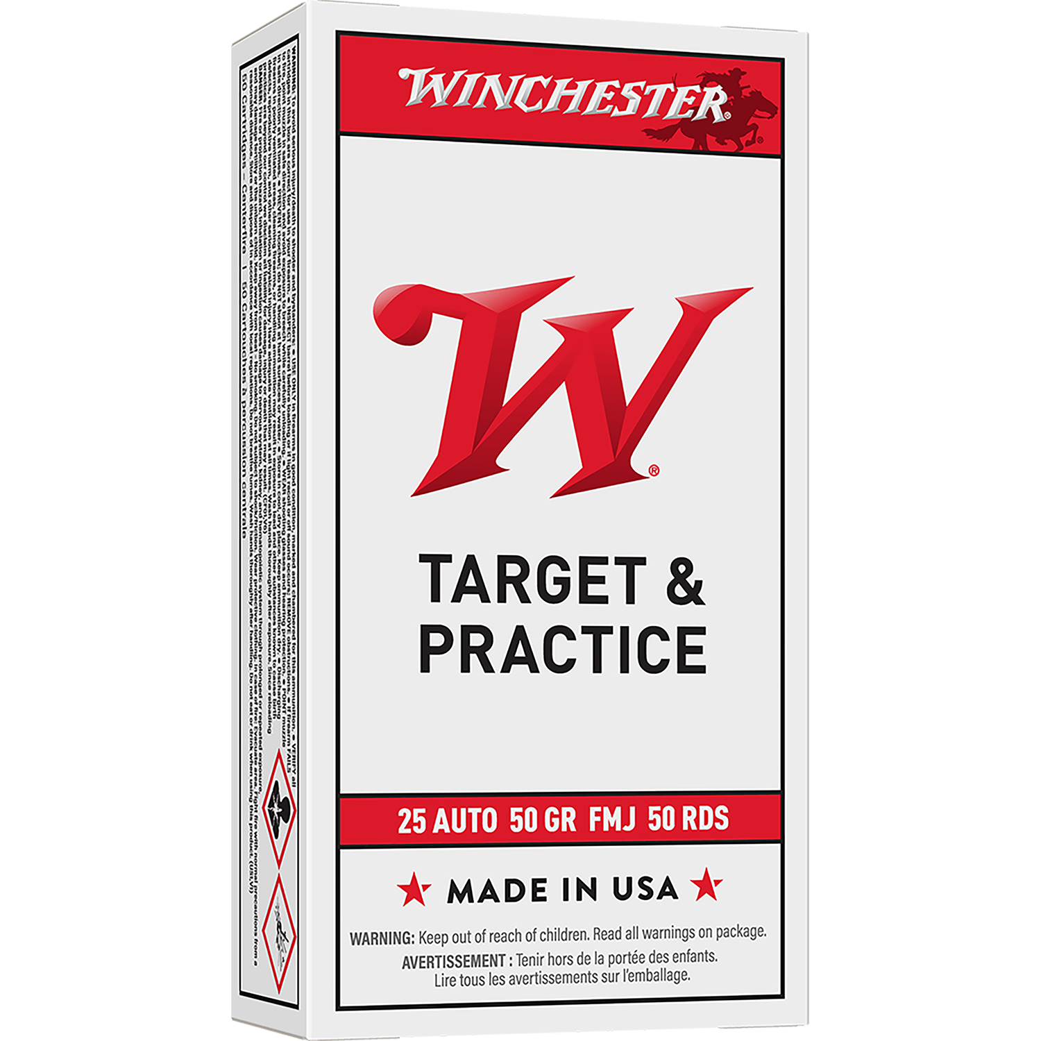 Winchester 25 Acp 50GR Fmj 50RD