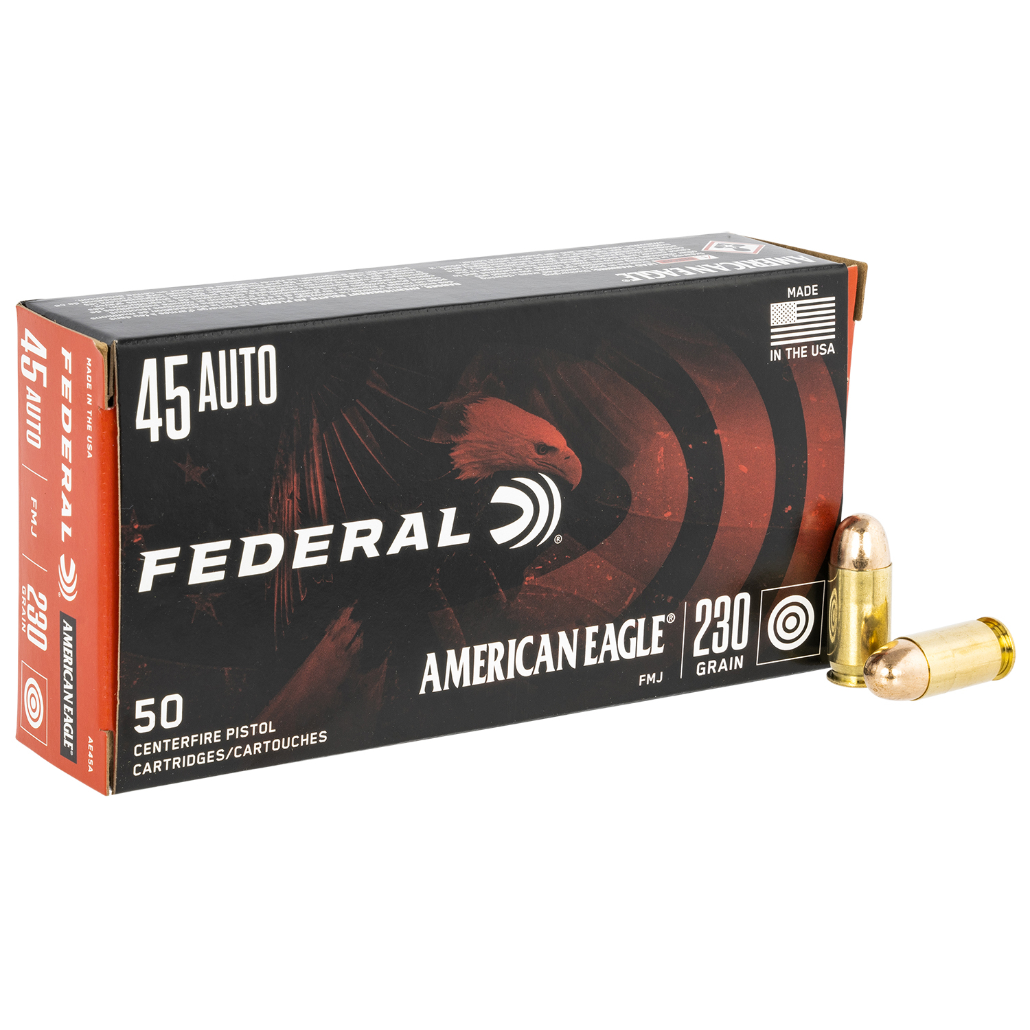 Federal American Eagle 45 Acp 230 Gr Fmj 50 Rd