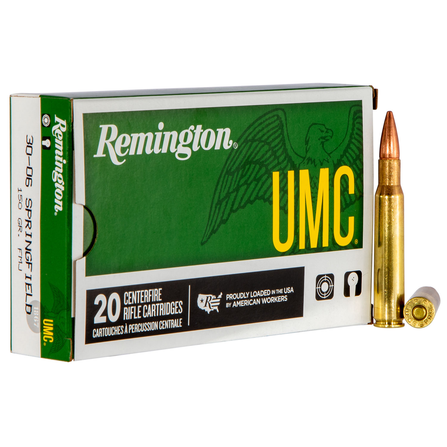 Remington 30-06 Springfield 150 Gr Fmj 20 Rd