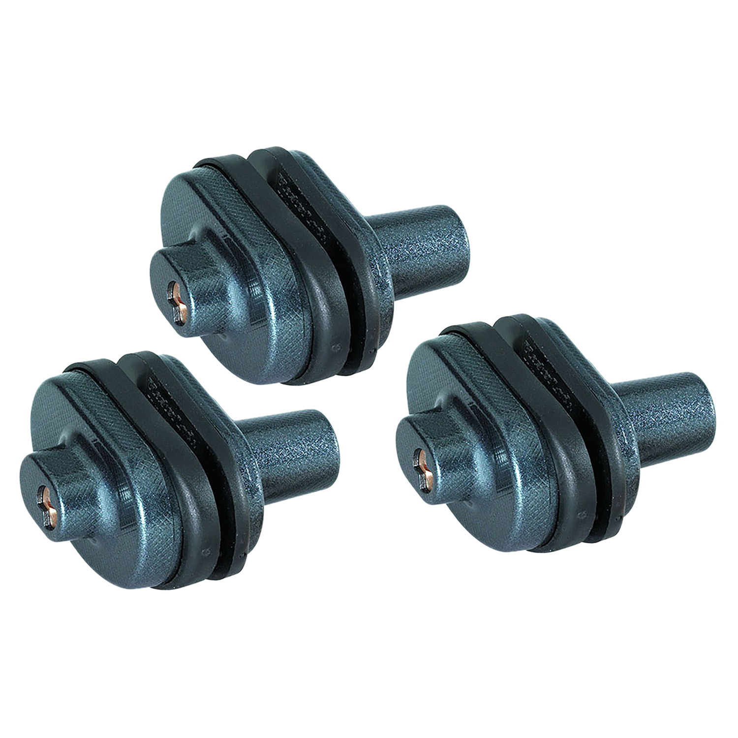 Master Lock 90TRISPT Gun Lock 3PK Keyed Alike Gray Steel
