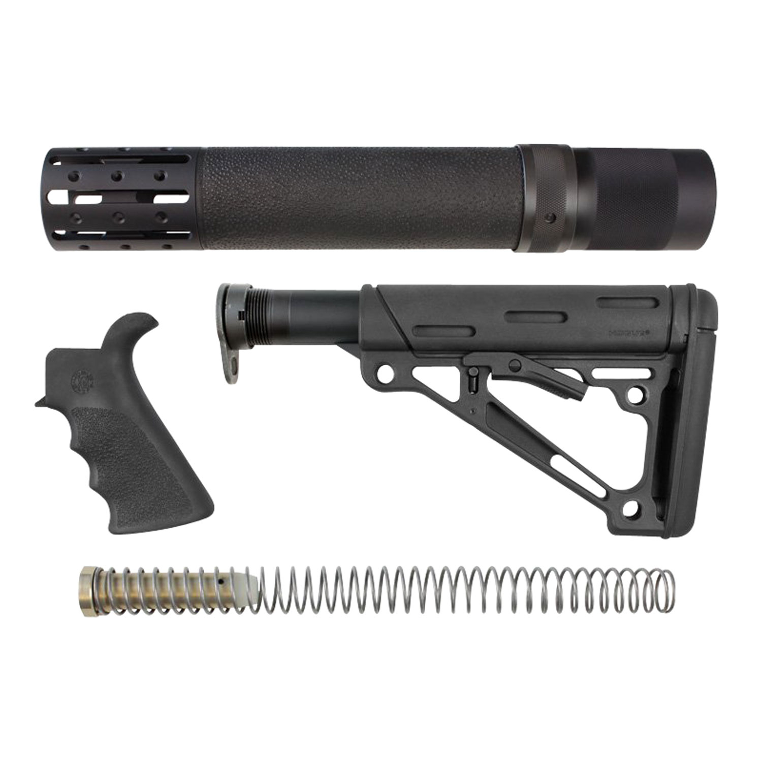 Hogue Overmolded Stock Kit AR-15 Rifle Length Black