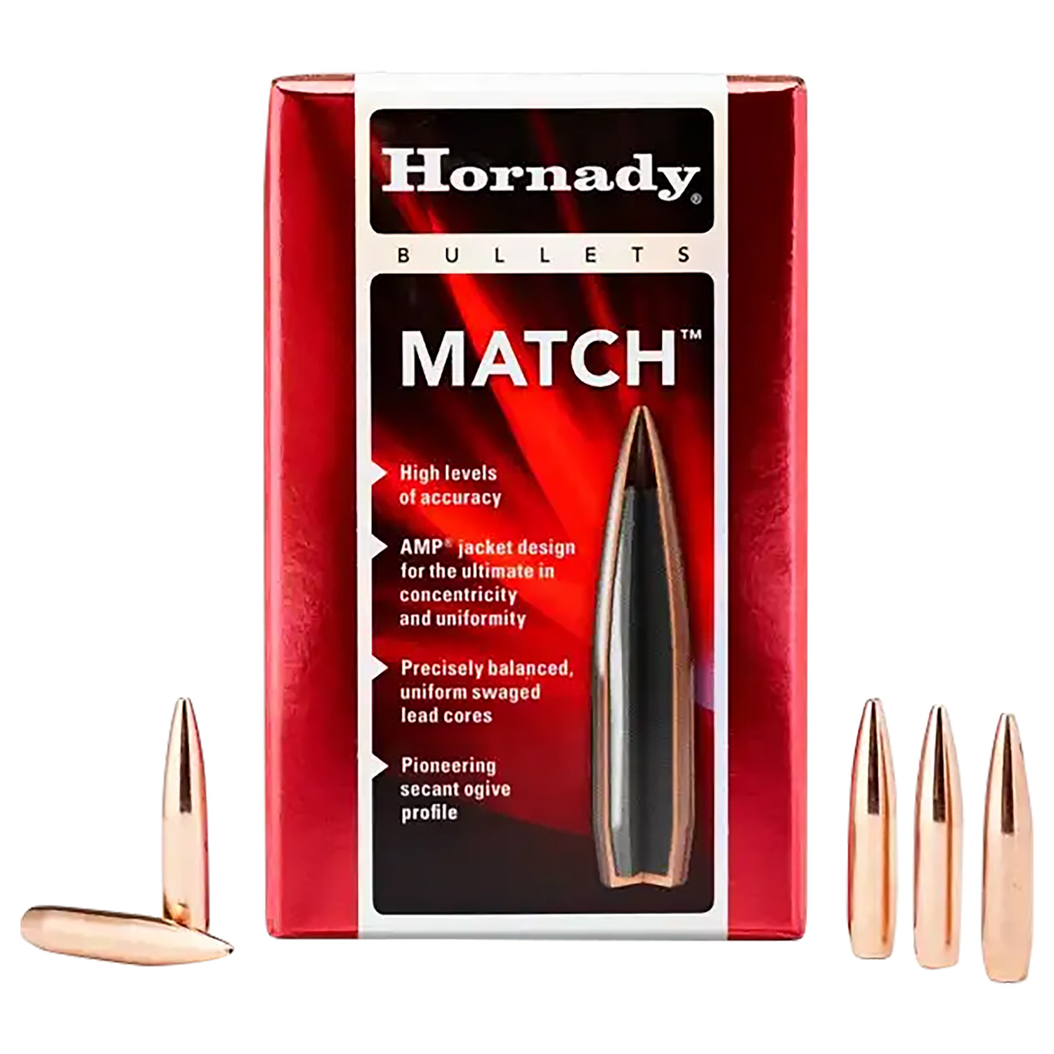 Hornady 27200 Match 270 Win .277 110 Gr Boat Tail Hollow Point