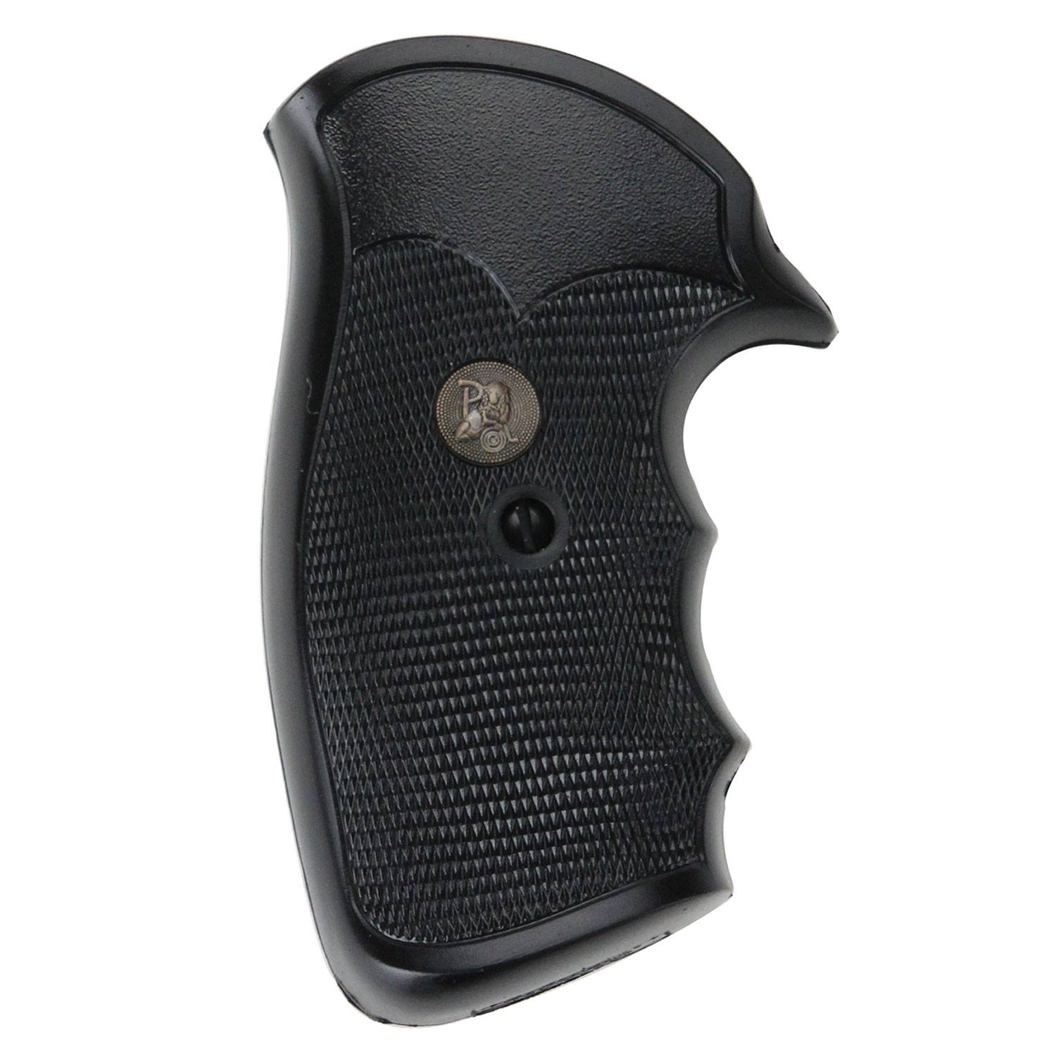 Pachmayr Gripper Pistol Grip for S&w K/l Frame Square Butt Black Rubber