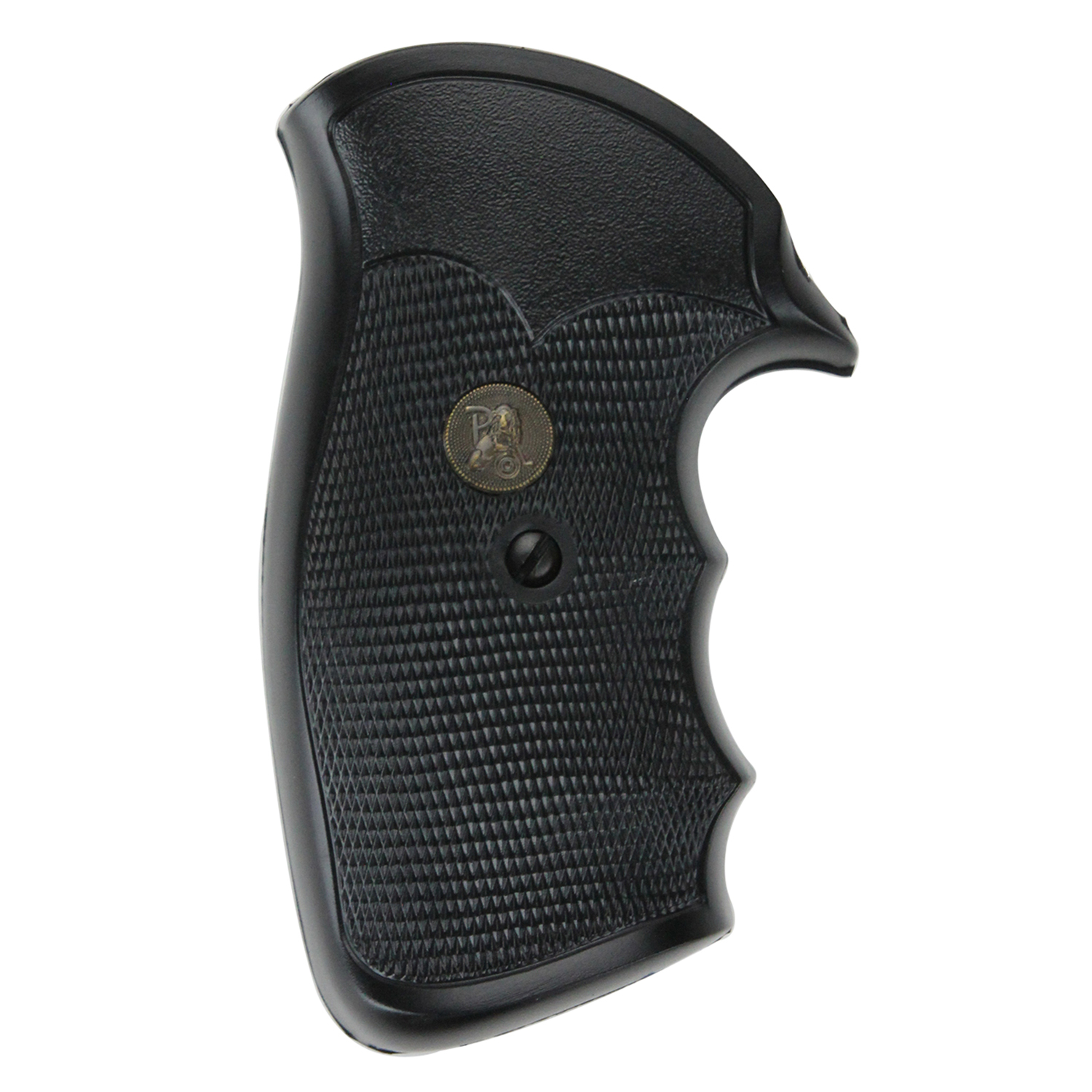 Pachmayr Gripper Pistol Grip for S&w K/l Frame Round Butt, Black