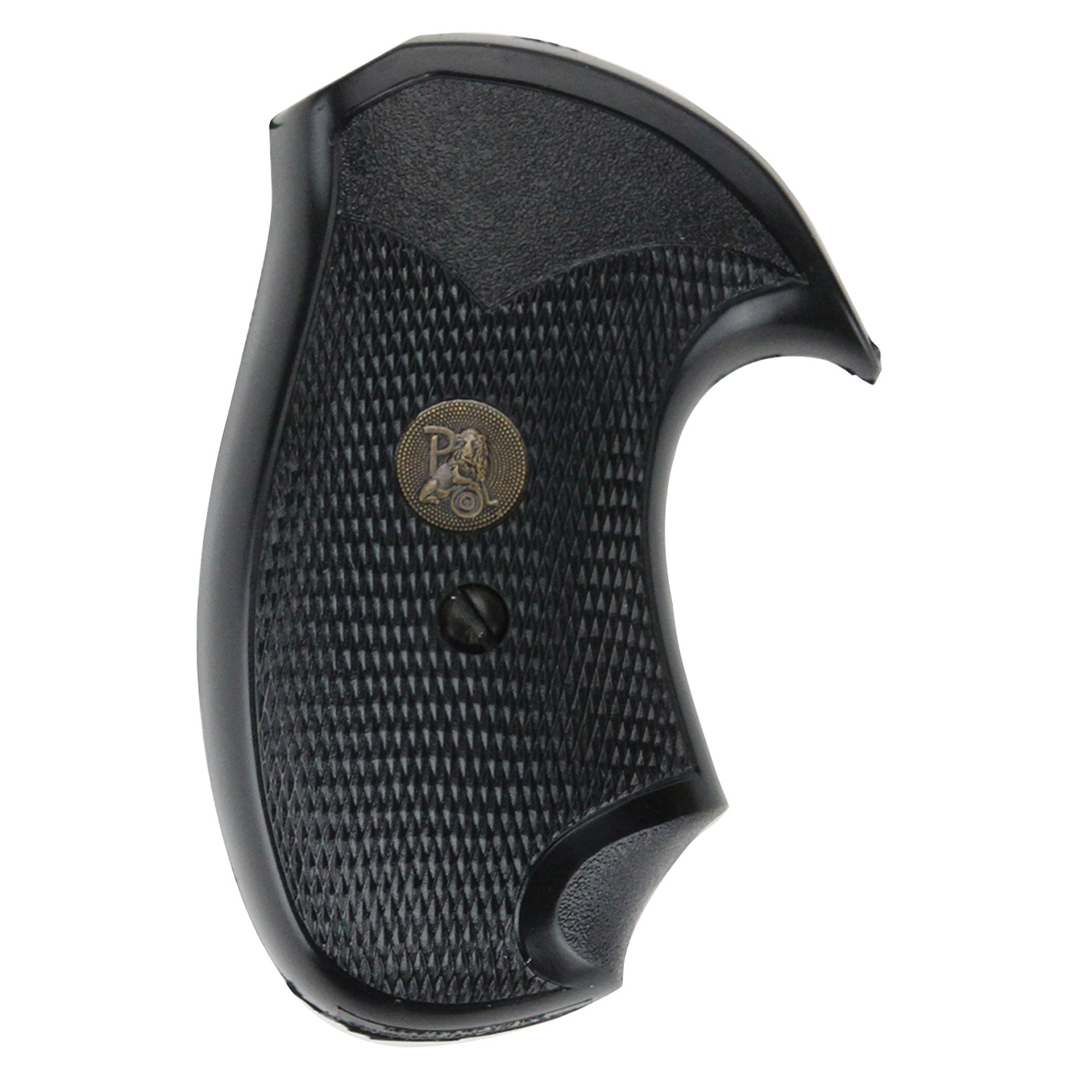 Pachmayr Compact Grip for S&w J Frame Round Butt - Black Rubber