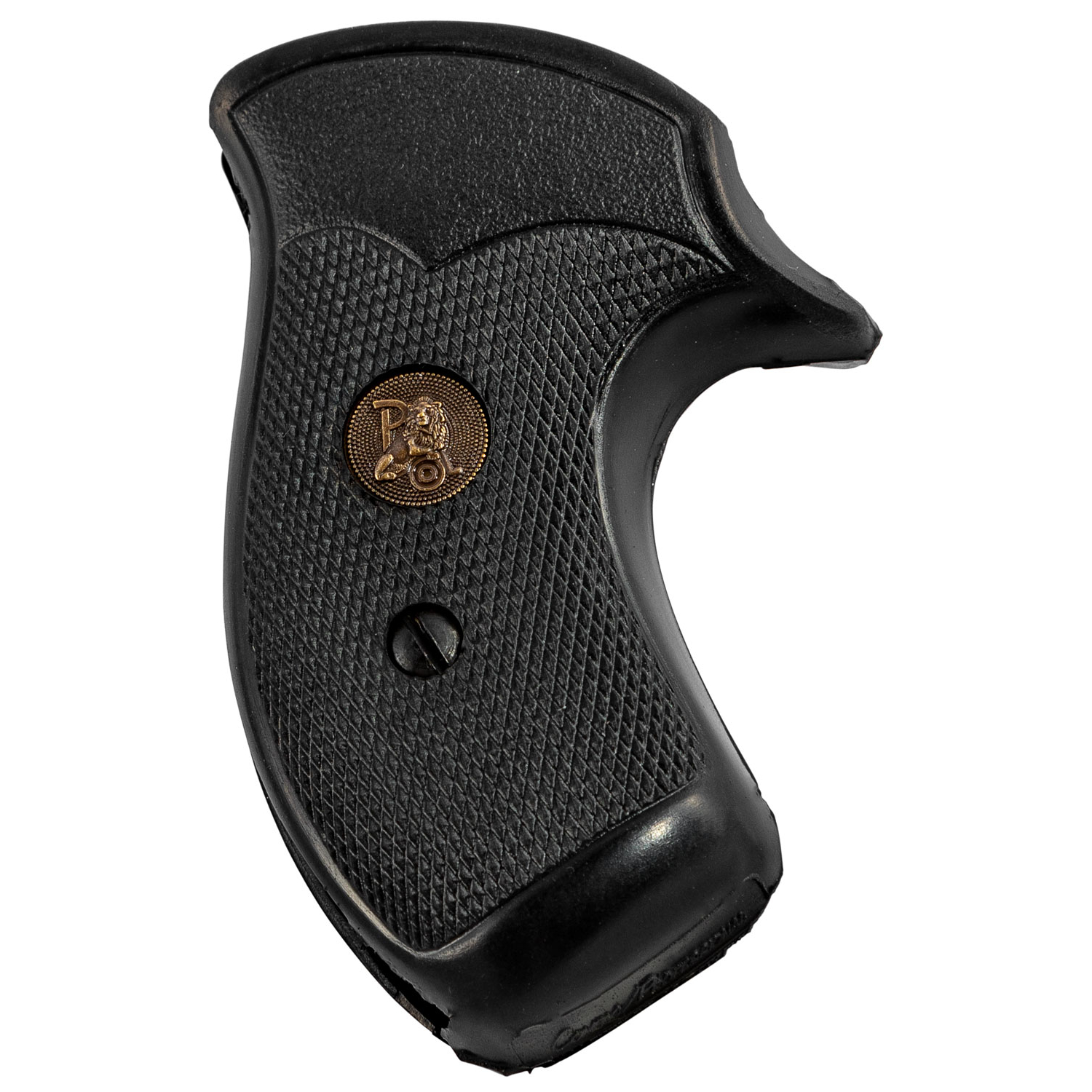 Pachmayr Compact Pistol Grip for S&w J Frame Round Butt - Black Rubber