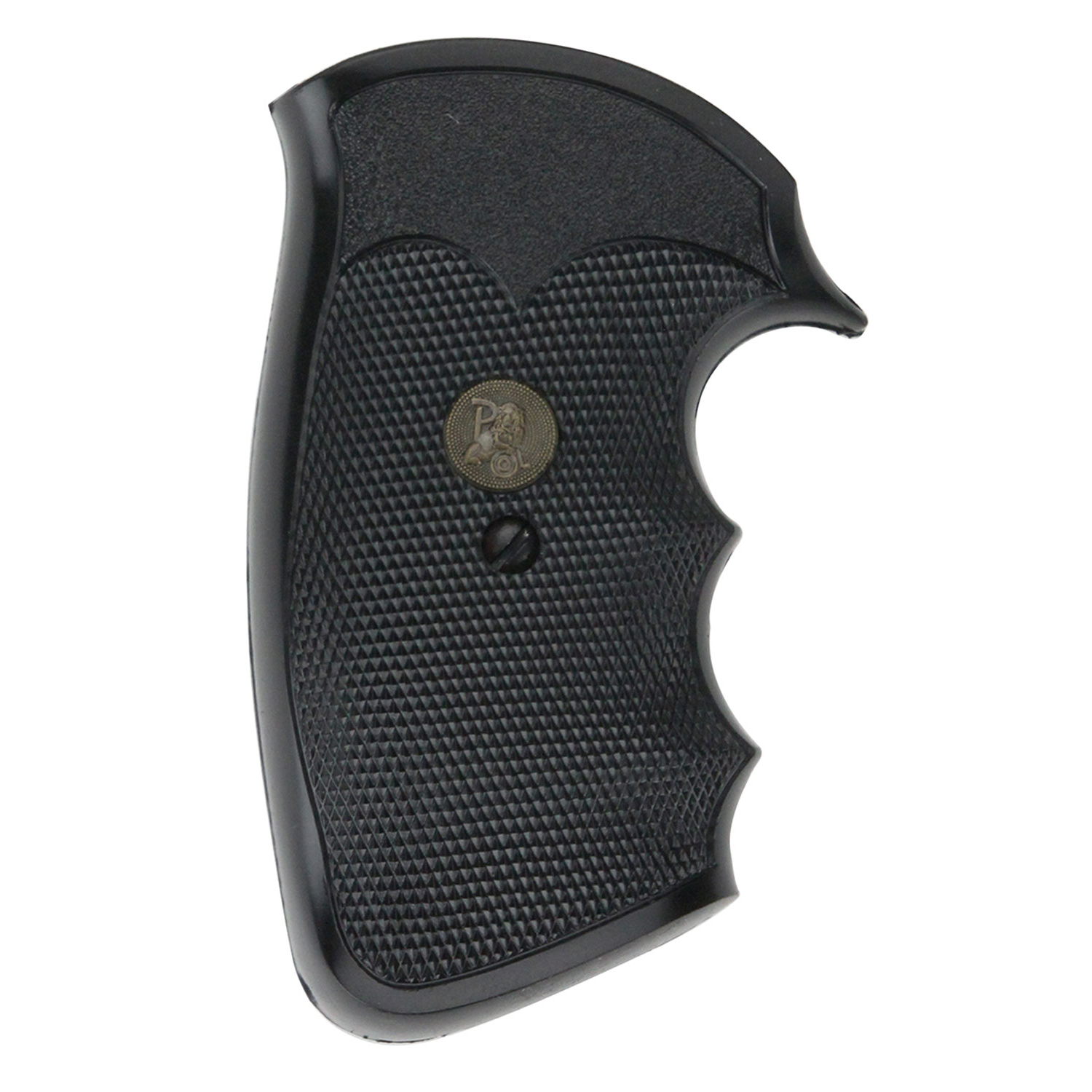 Pachmayr Gripper Pistol Grip for Colt I Frame Revolvers - Black Rubber