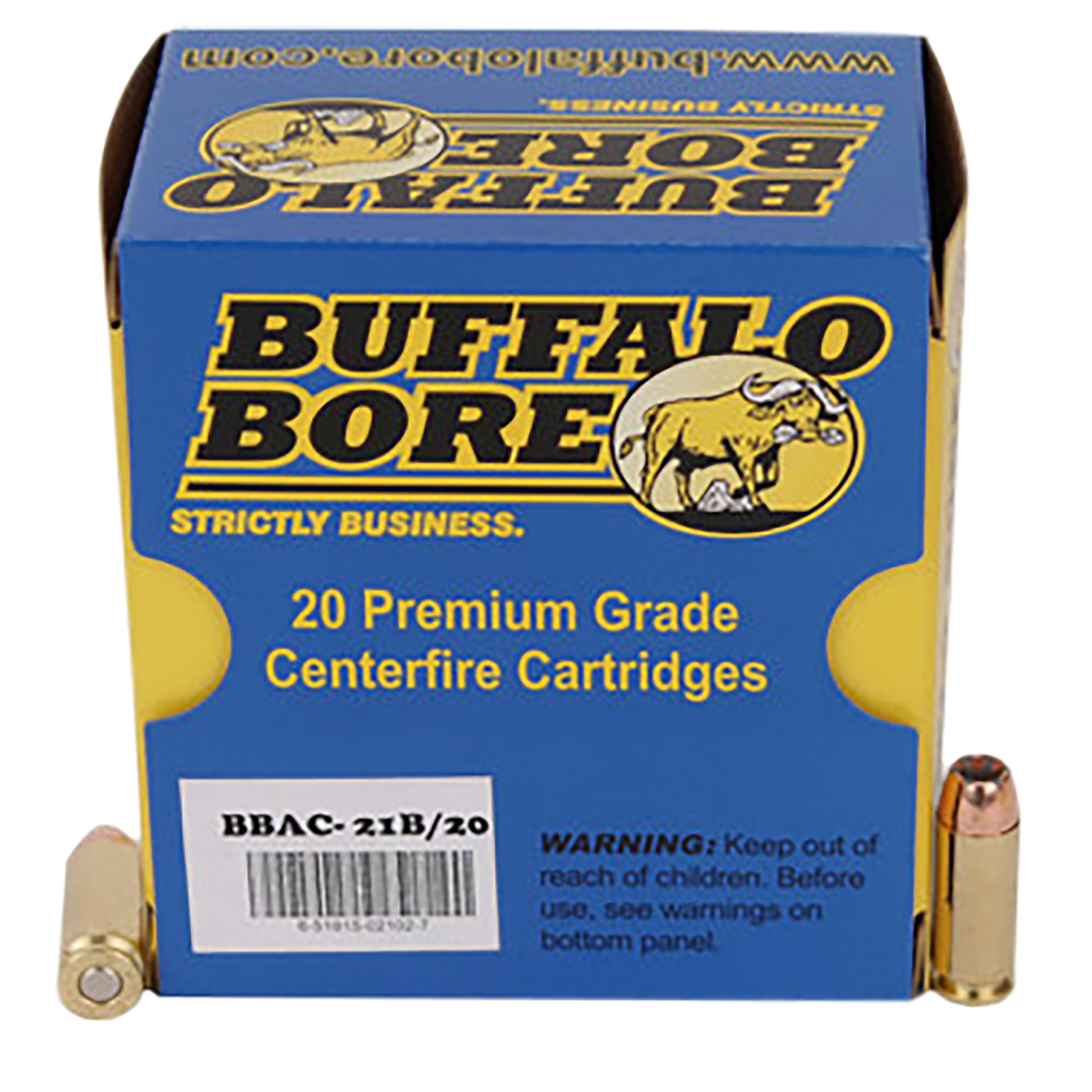 Buffalo Bore Ammunition 10MM 180GR Jhp 20 Per Box / 12 Case